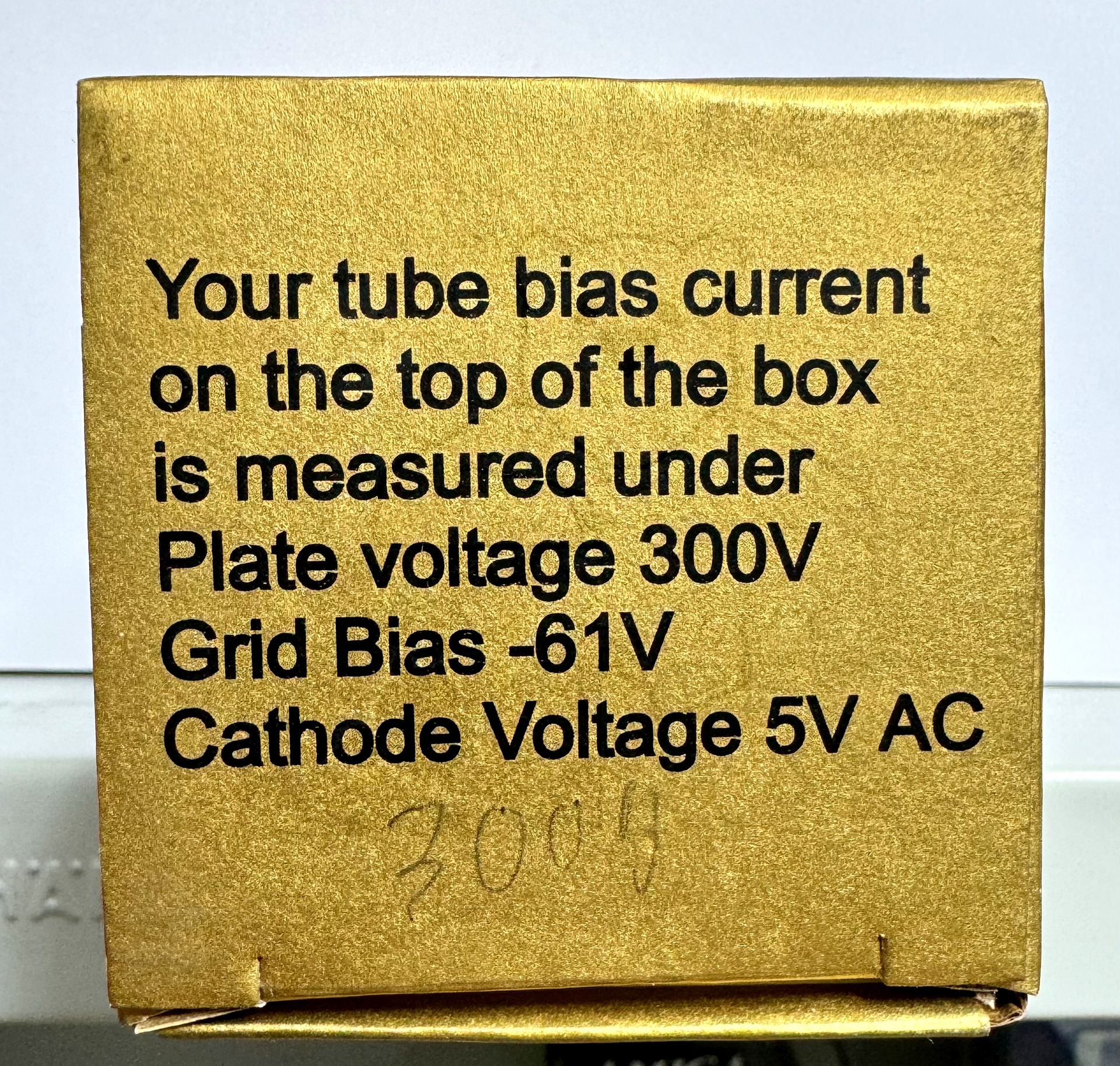 Röhre 300B #4806 Verpackung Bild 2