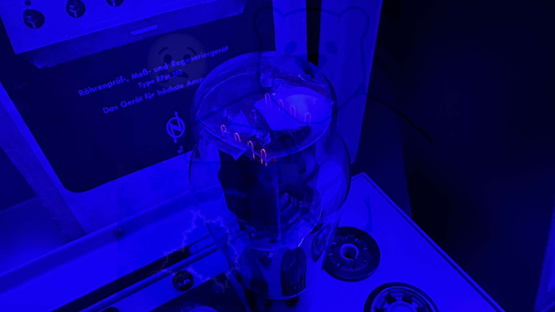 Röhre 5Ц3С #6581 In Betrieb Bild 2