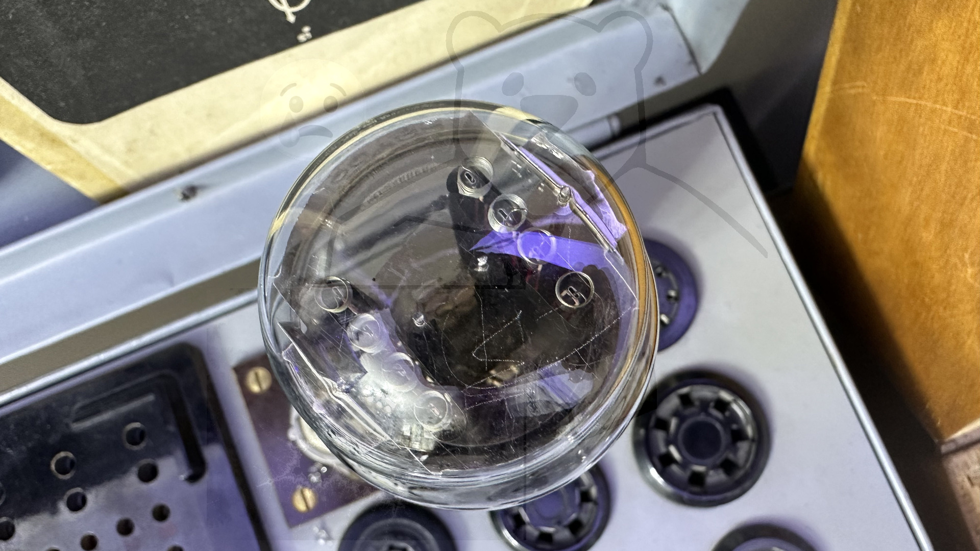 Röhre 5Ц3С #6581 In Betrieb Bild 3