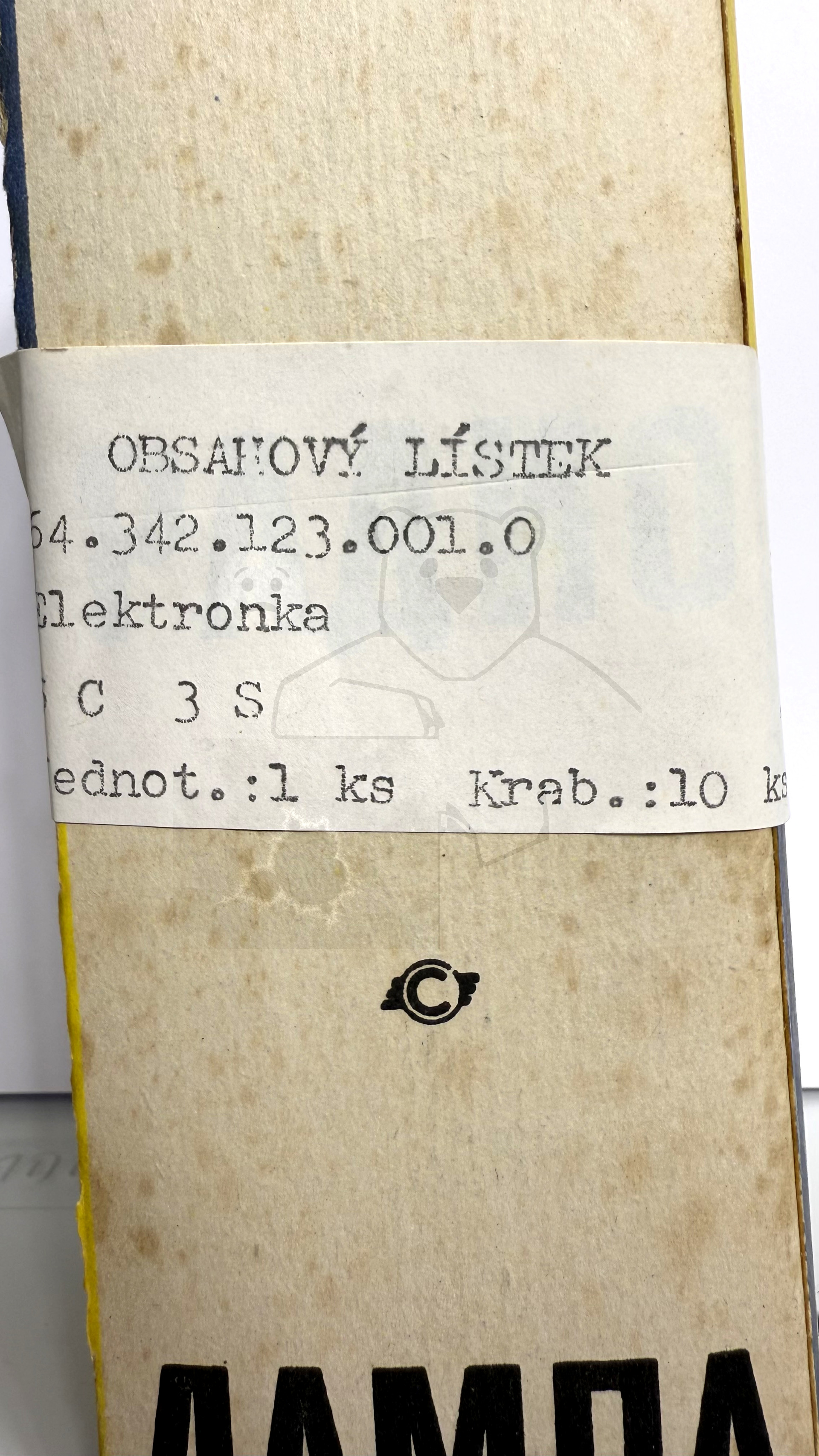 Röhre 5Ц3С #8056 Verpackung Bild 4