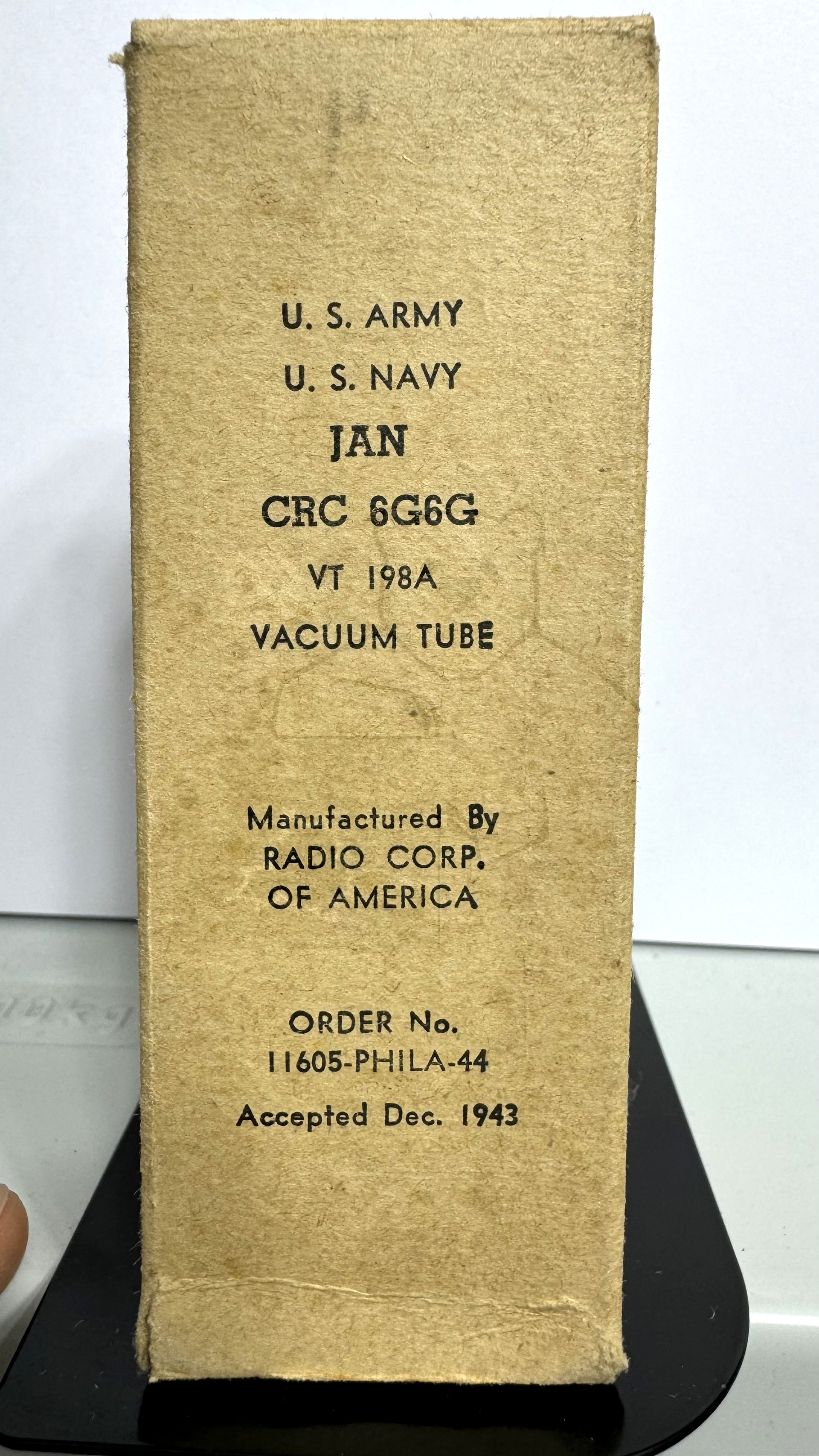 Röhre 6G6G #7689 Verpackung Bild 1