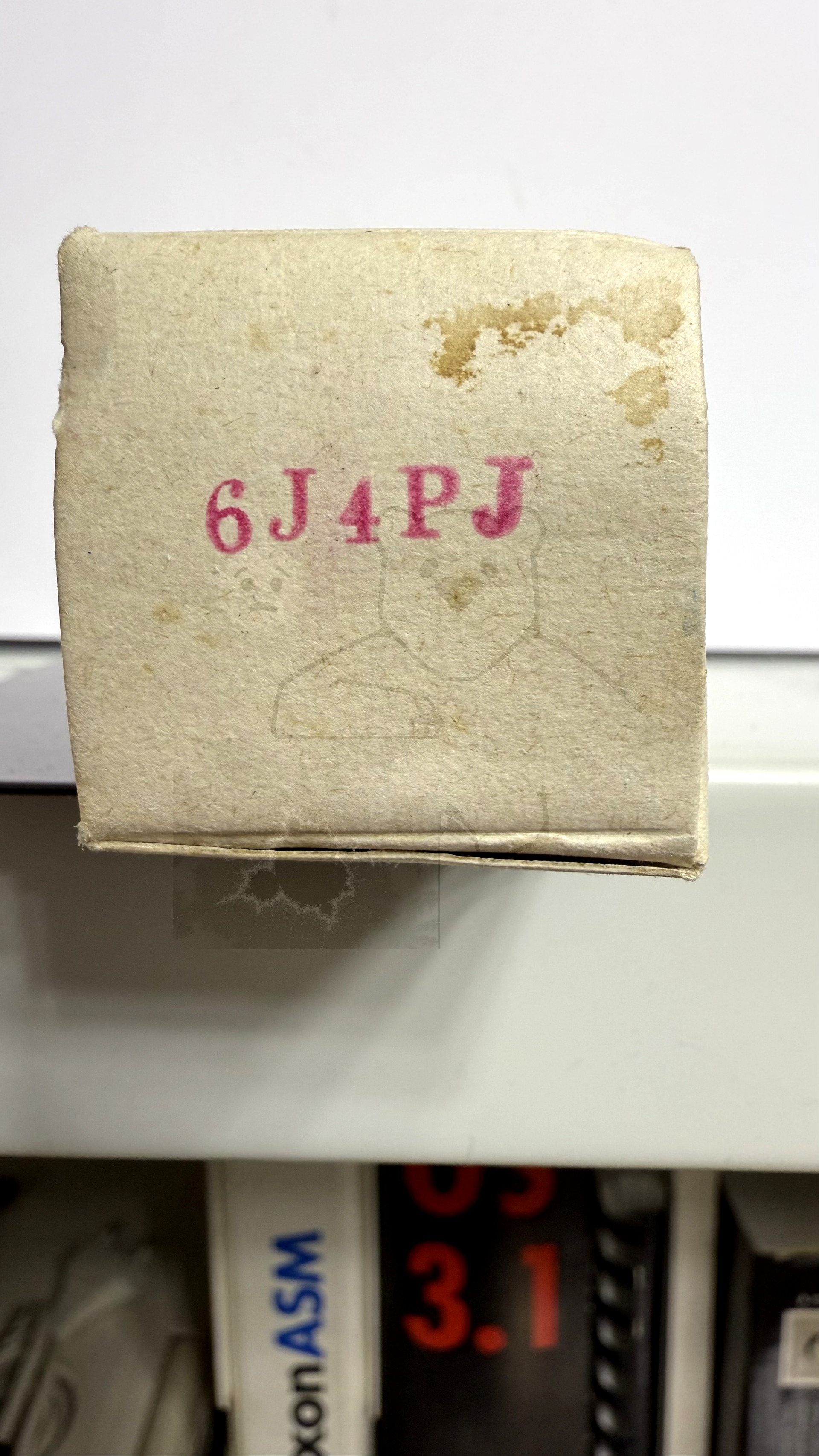 Röhre 6J4PJ #3802 Verpackung Bild 3
