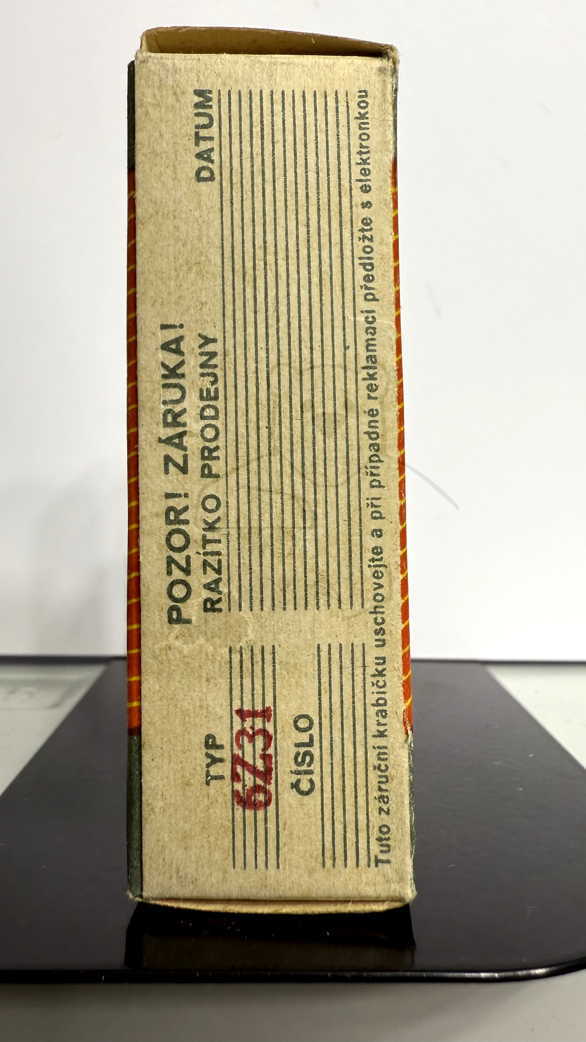 Röhre 6Z31 #3588 Verpackung Bild 3