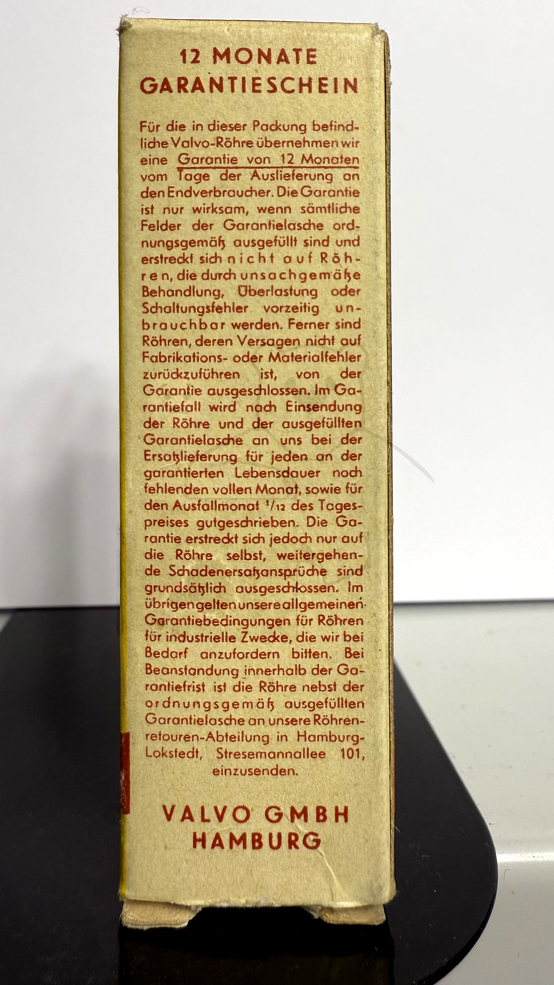 Röhre 90C1 #3387 Verpackung Bild 2