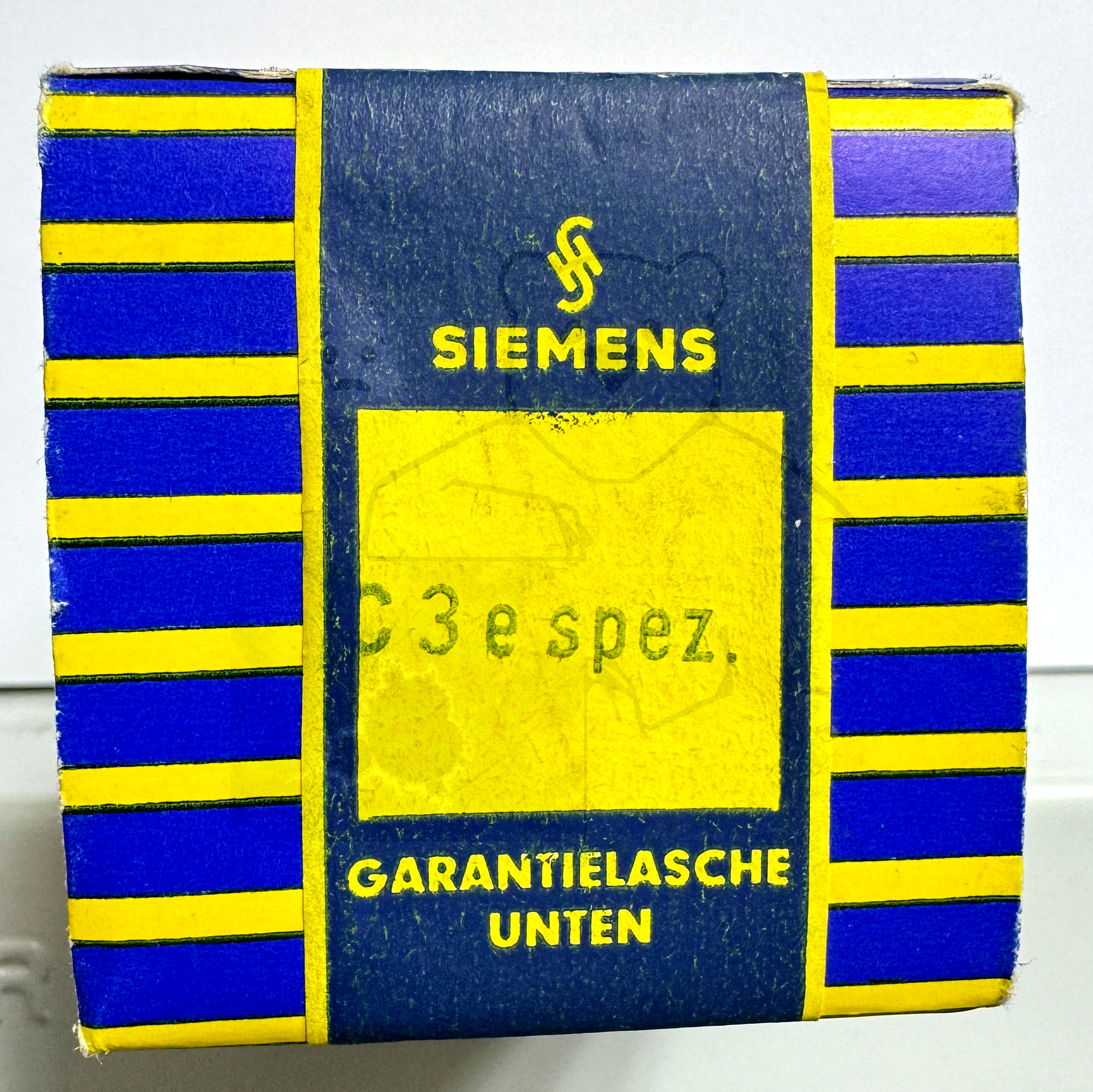 Röhre C3e Spez. #3289 Verpackung Bild 5