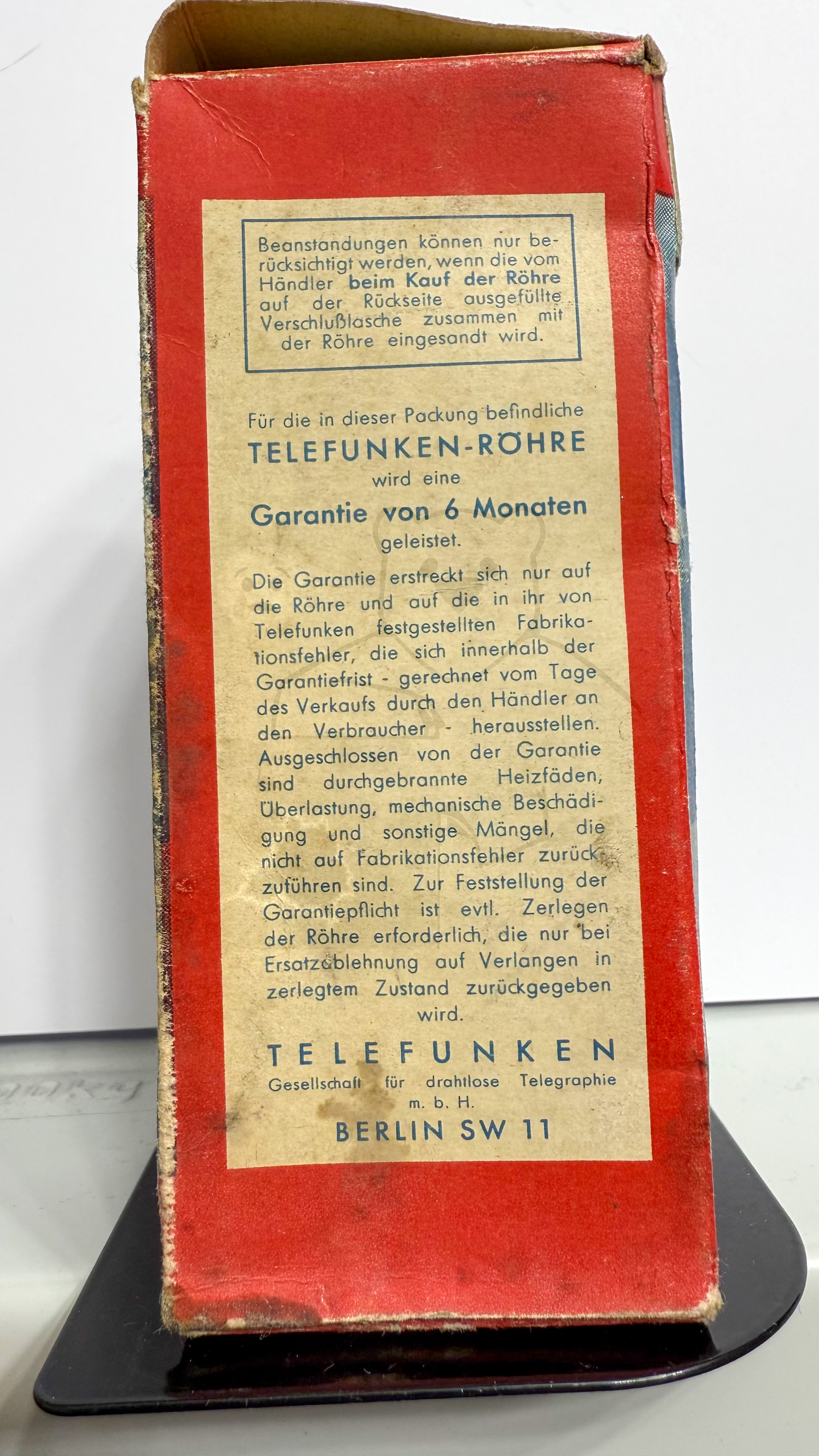 Röhre CB2 #3311 Verpackung Bild 7