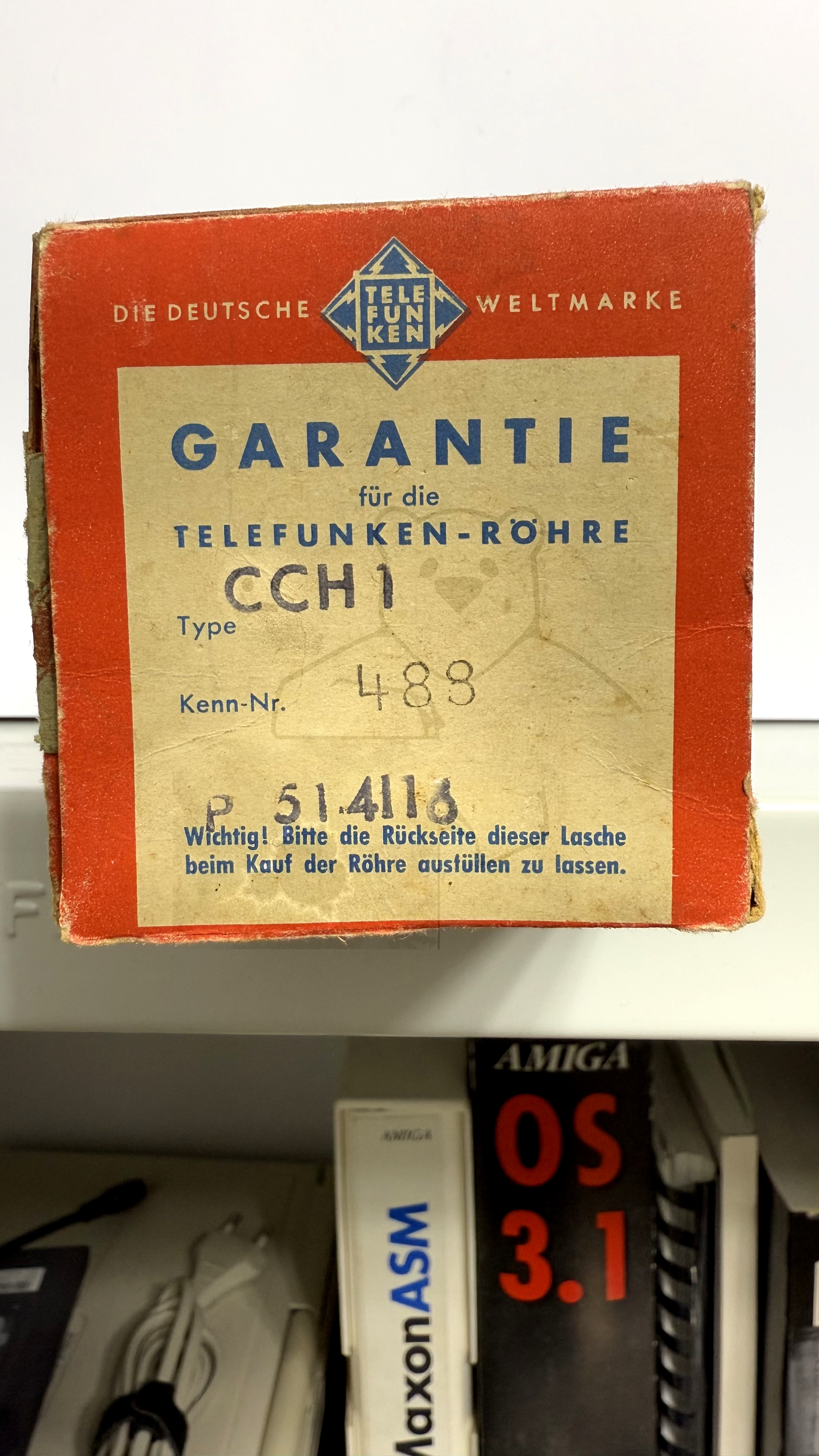 Röhre CCH1 #6927 Verpackung Bild 3