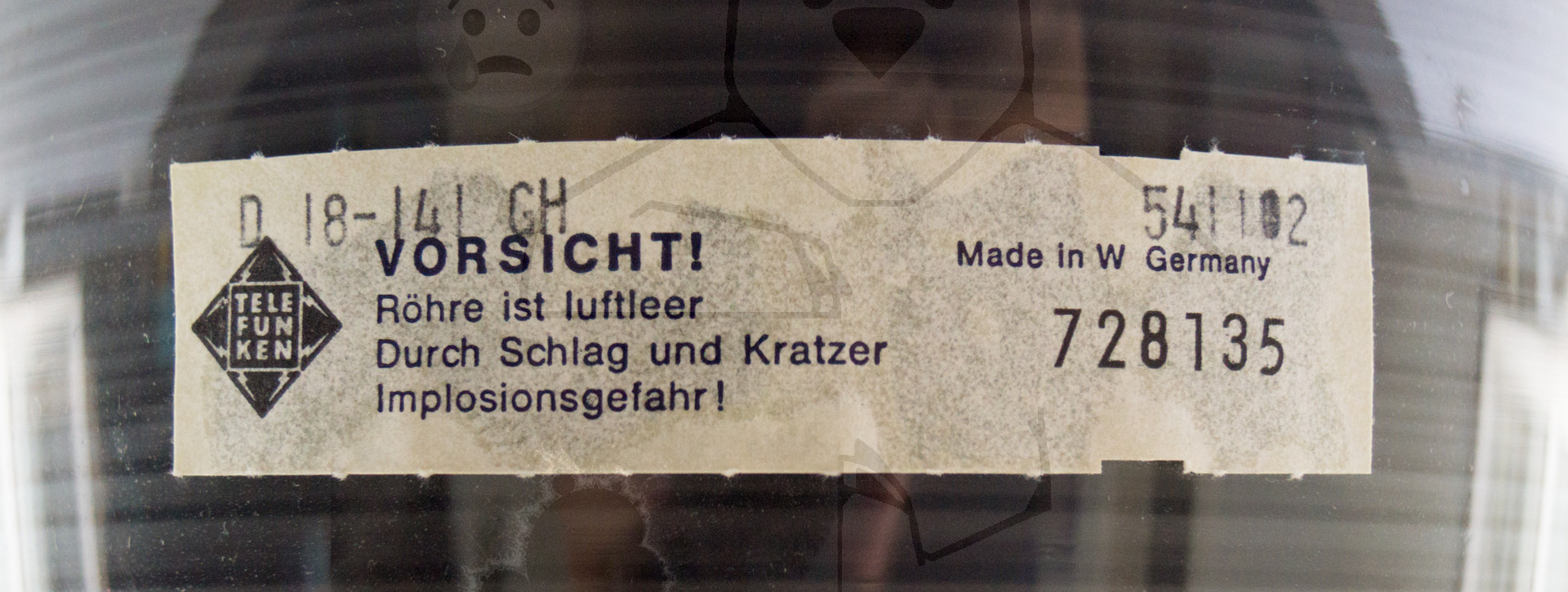 Röhre D18-141GH #4589 Bild 3