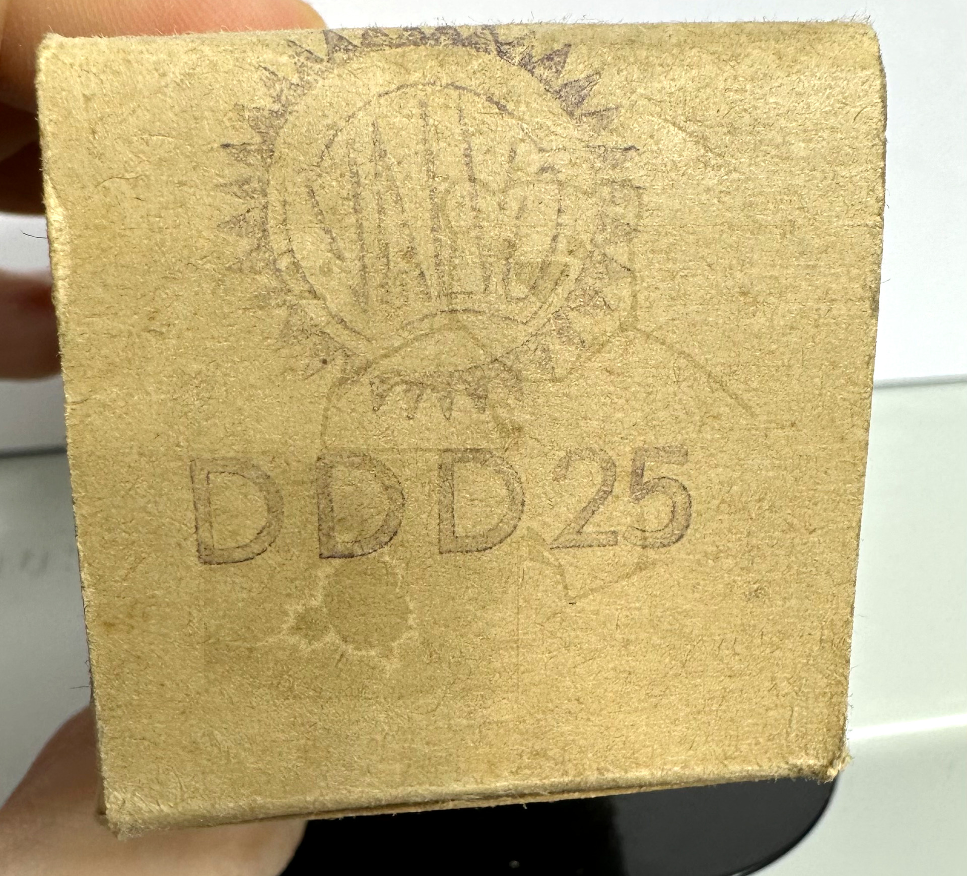 Röhre DDD25 #3898 Verpackung Bild 1