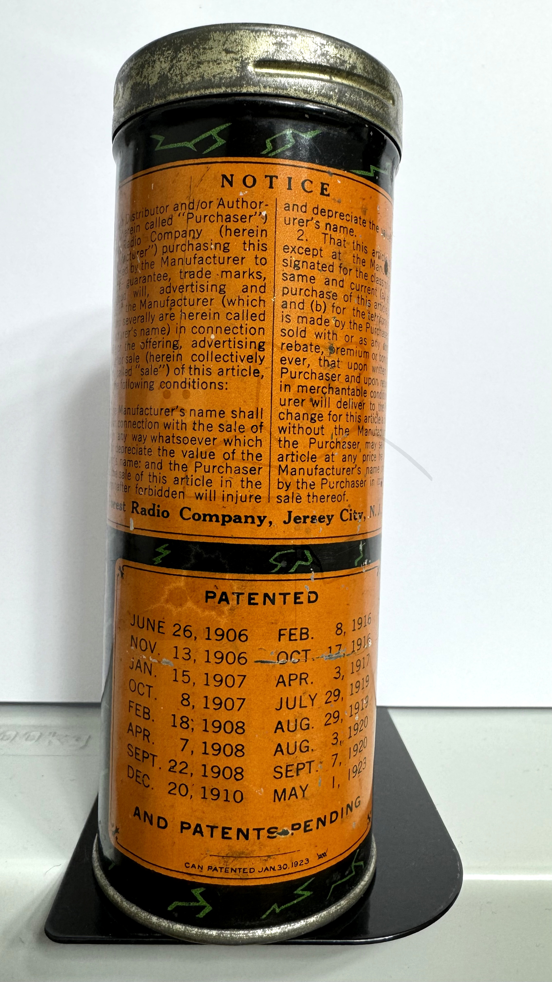 Röhre DeForest DV3 #6987 Verpackung Bild 2