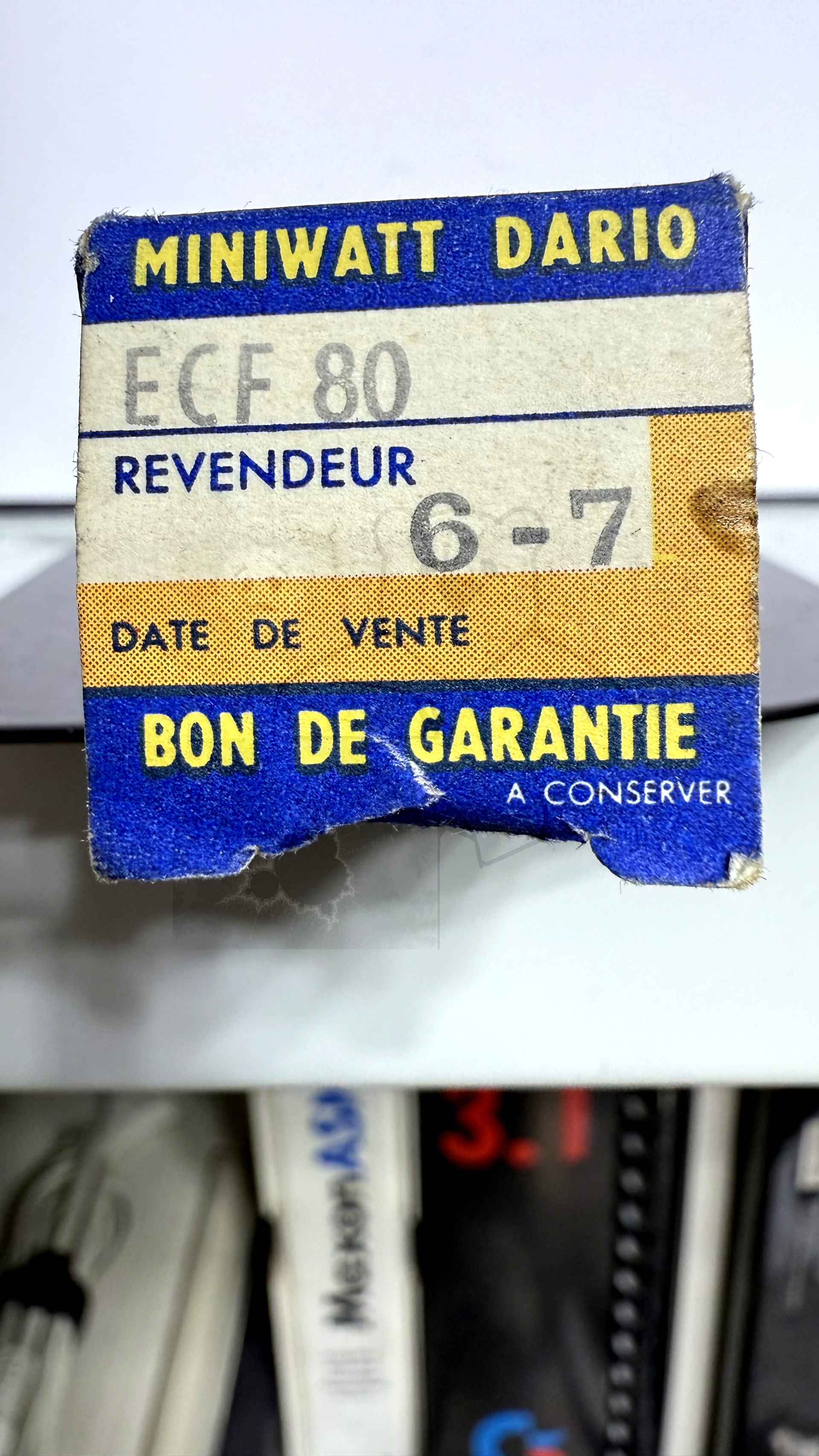 Röhre ECF80 #7097 Verpackung Bild 3