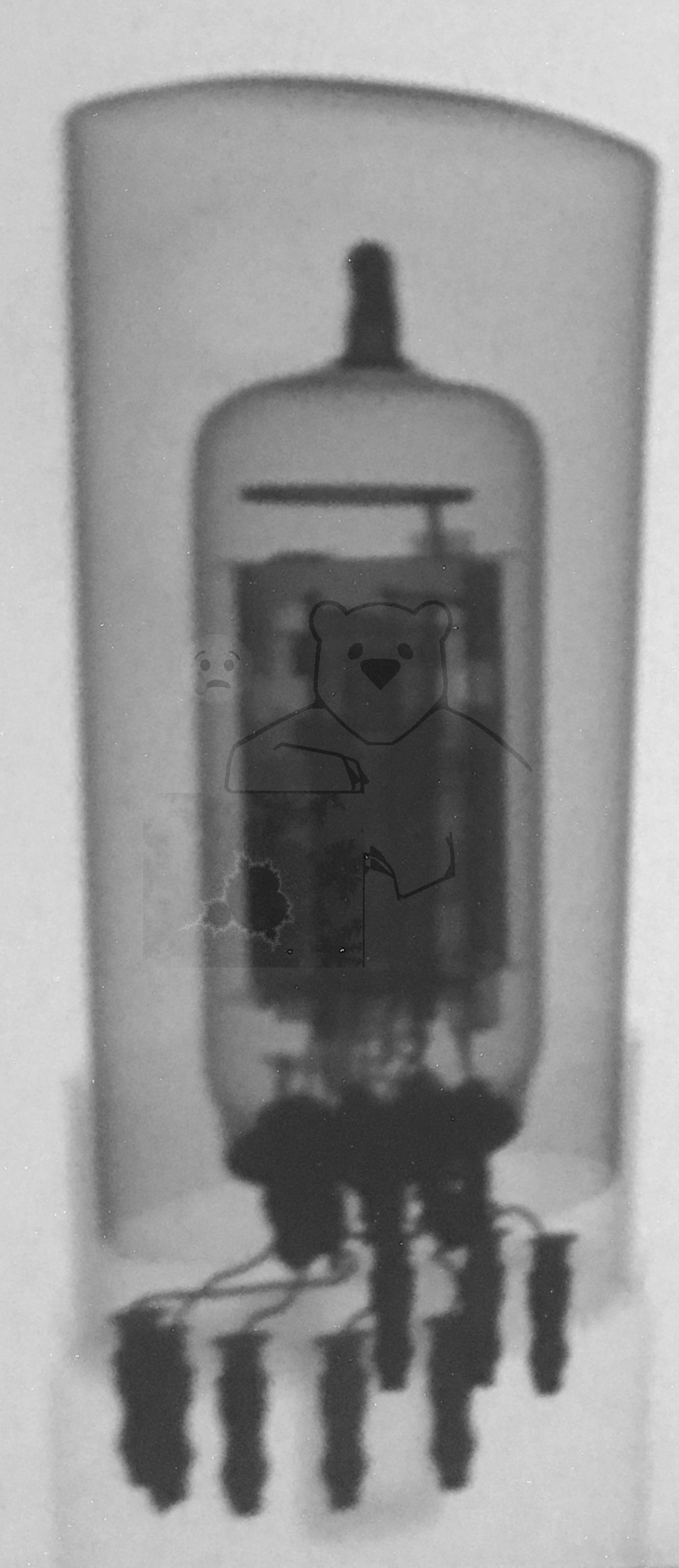 Röhre ECH11 (Ersatz von RSD) #7900 Bild 2 Röntgenbild