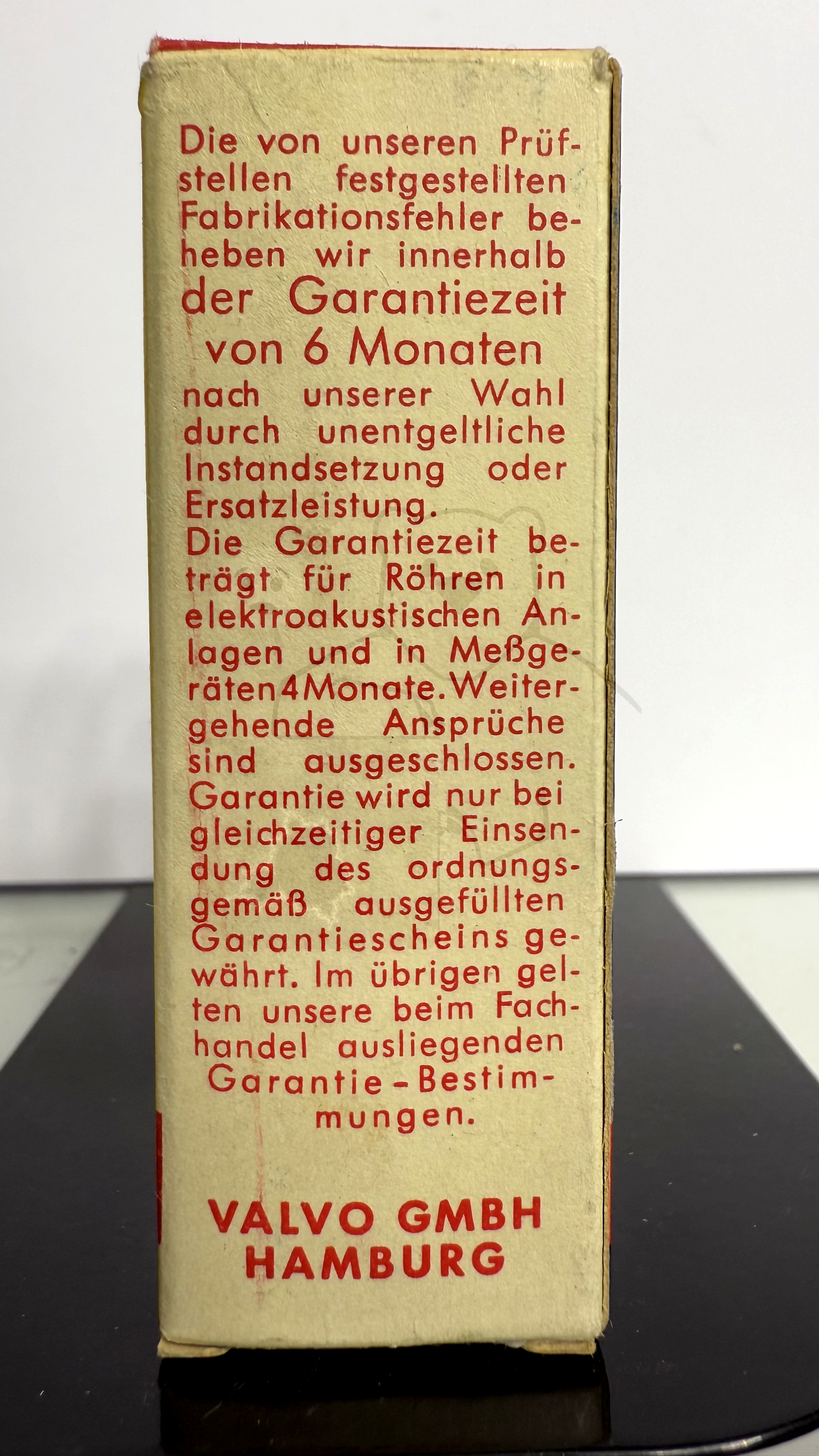 Röhre ECH43 #5979 Verpackung Bild 2