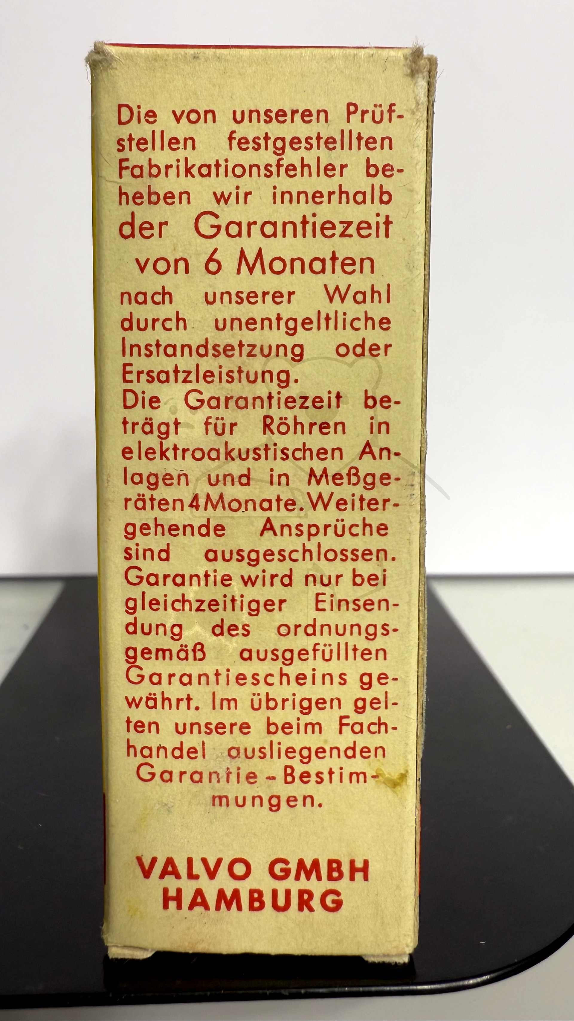 Röhre ECH83 #6725 Verpackung Bild 2