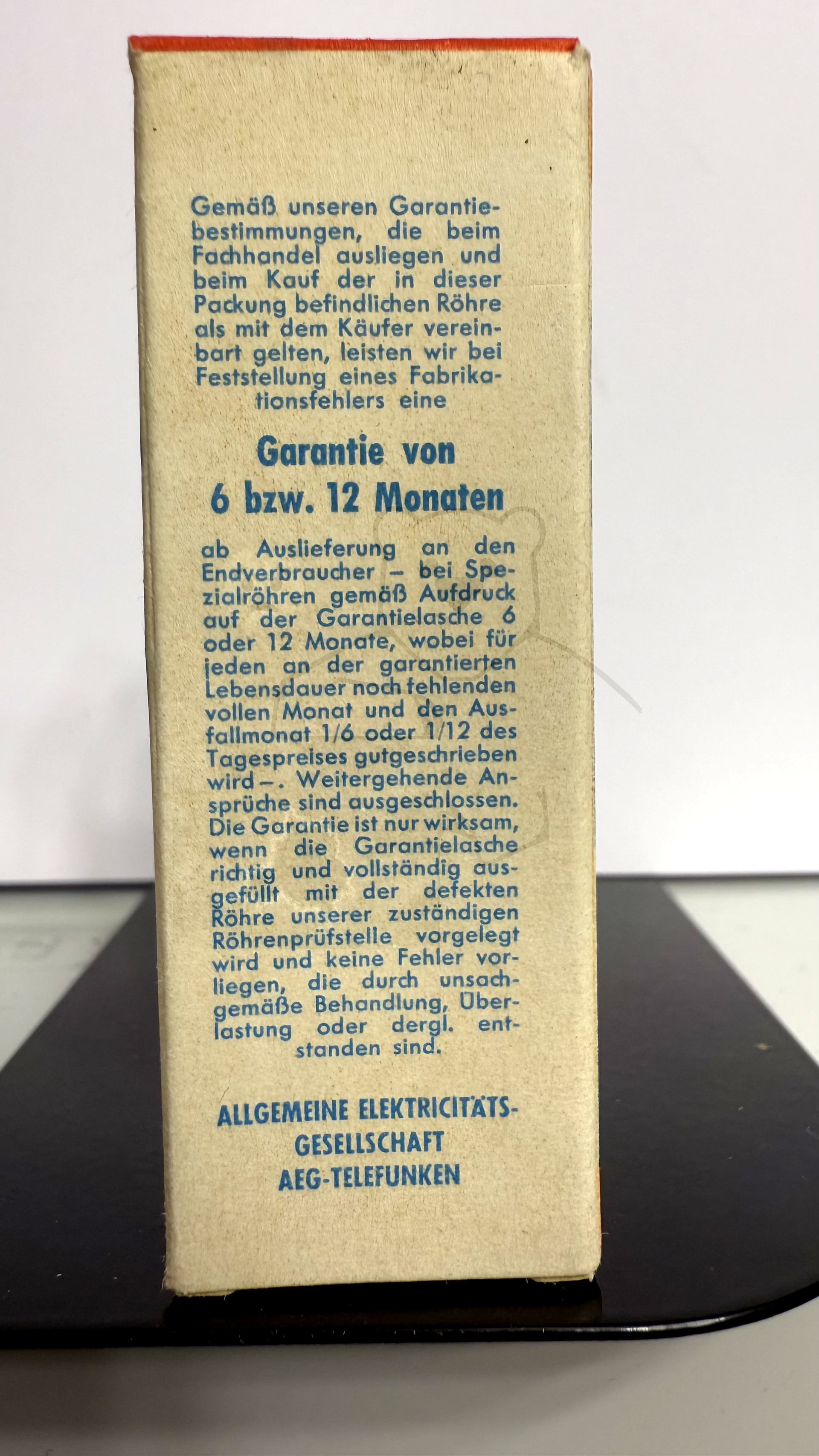 Röhre ECH84 #6716 Verpackung Bild 3