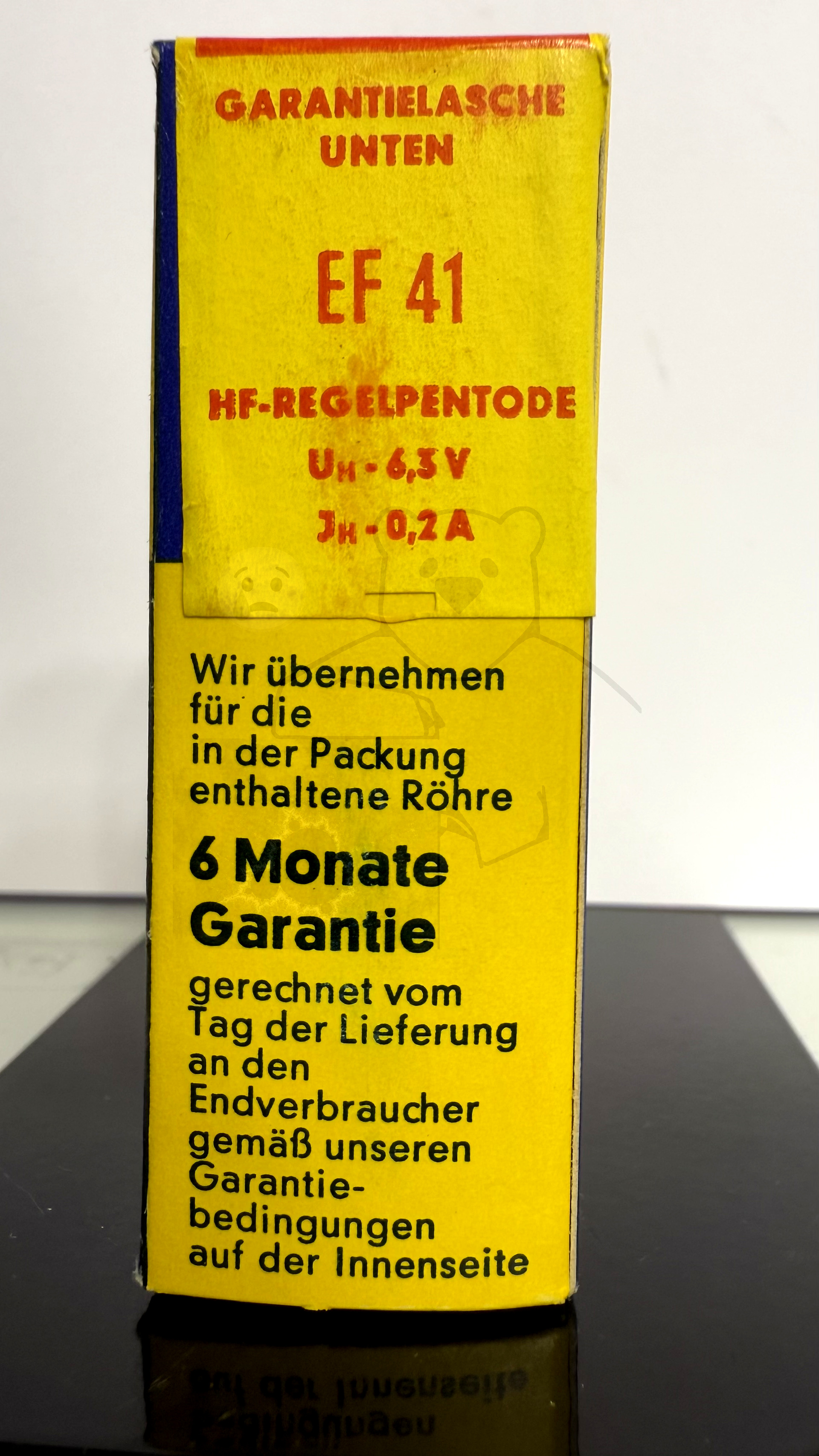 Röhre EF41 #5924 Verpackung Bild 2