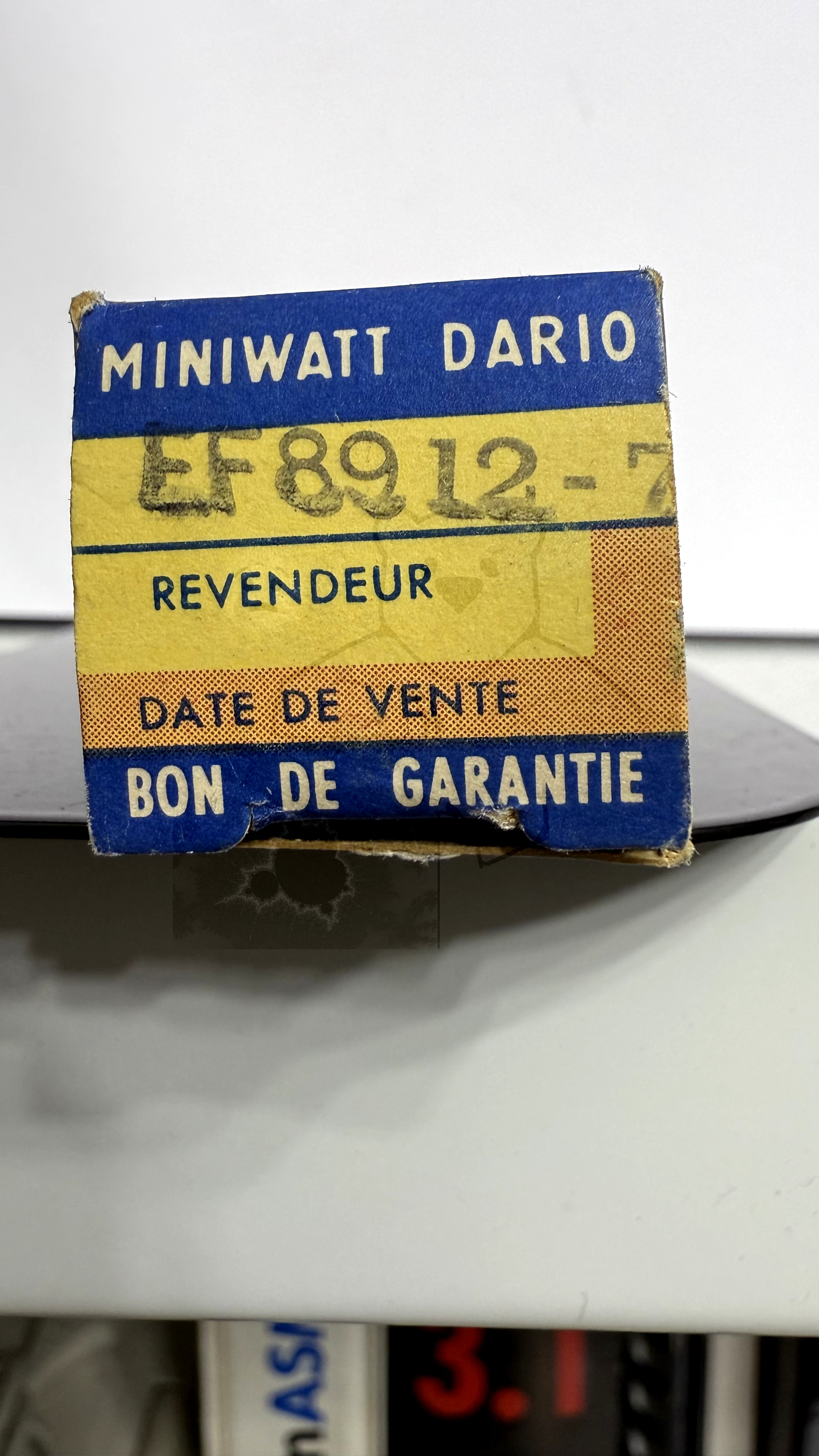 Röhre EF89 #7157 Verpackung Bild 3