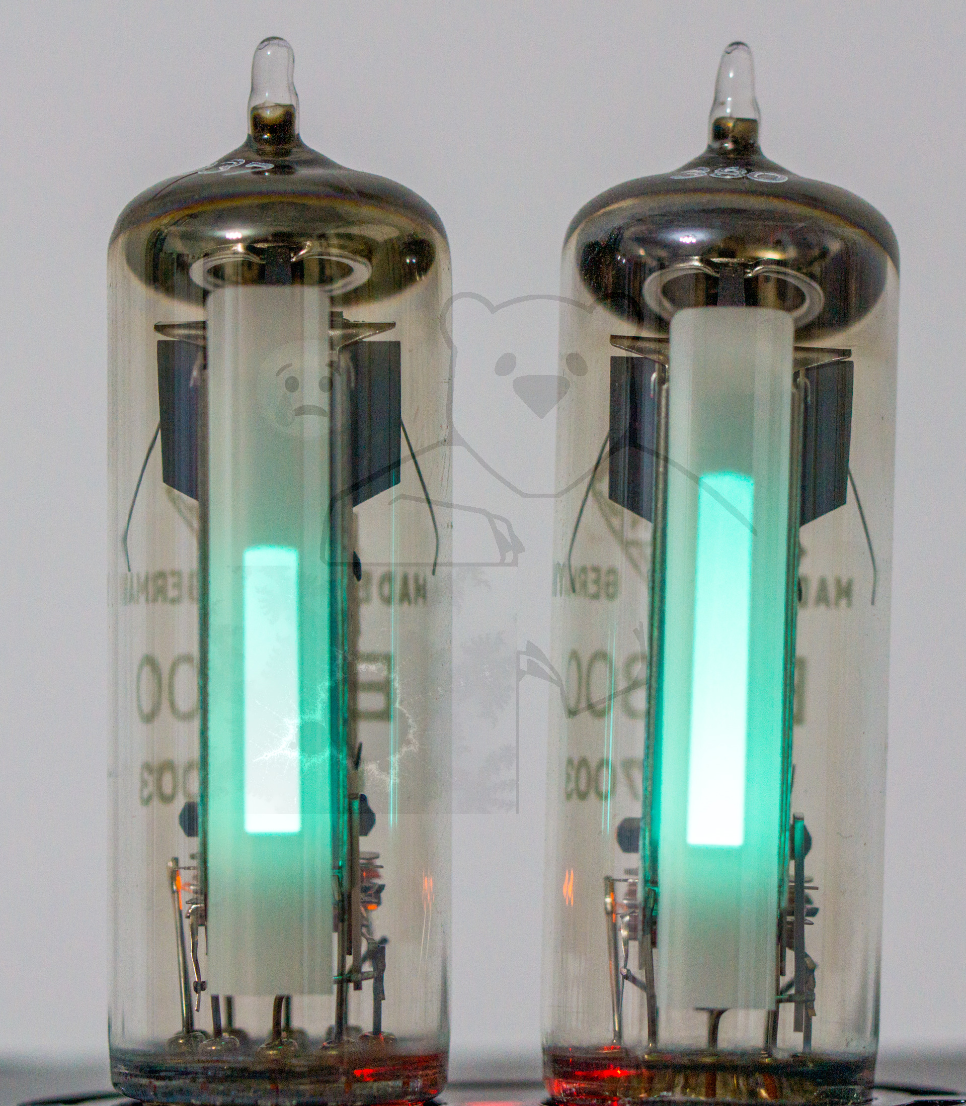Röhre EM800 #3993 In Betrieb Bild 1