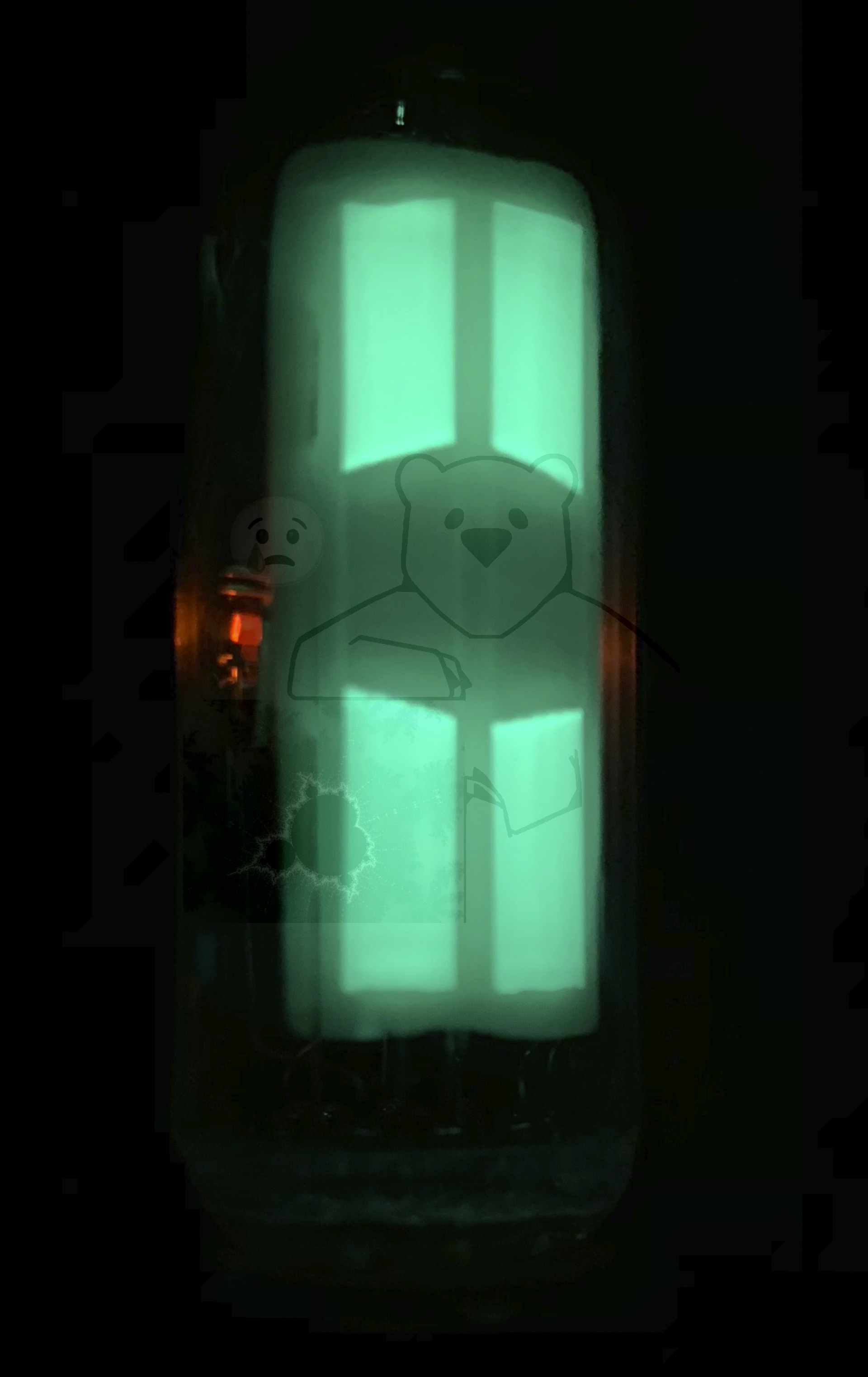 Röhre EMM801 #5971 In Betrieb Bild 1