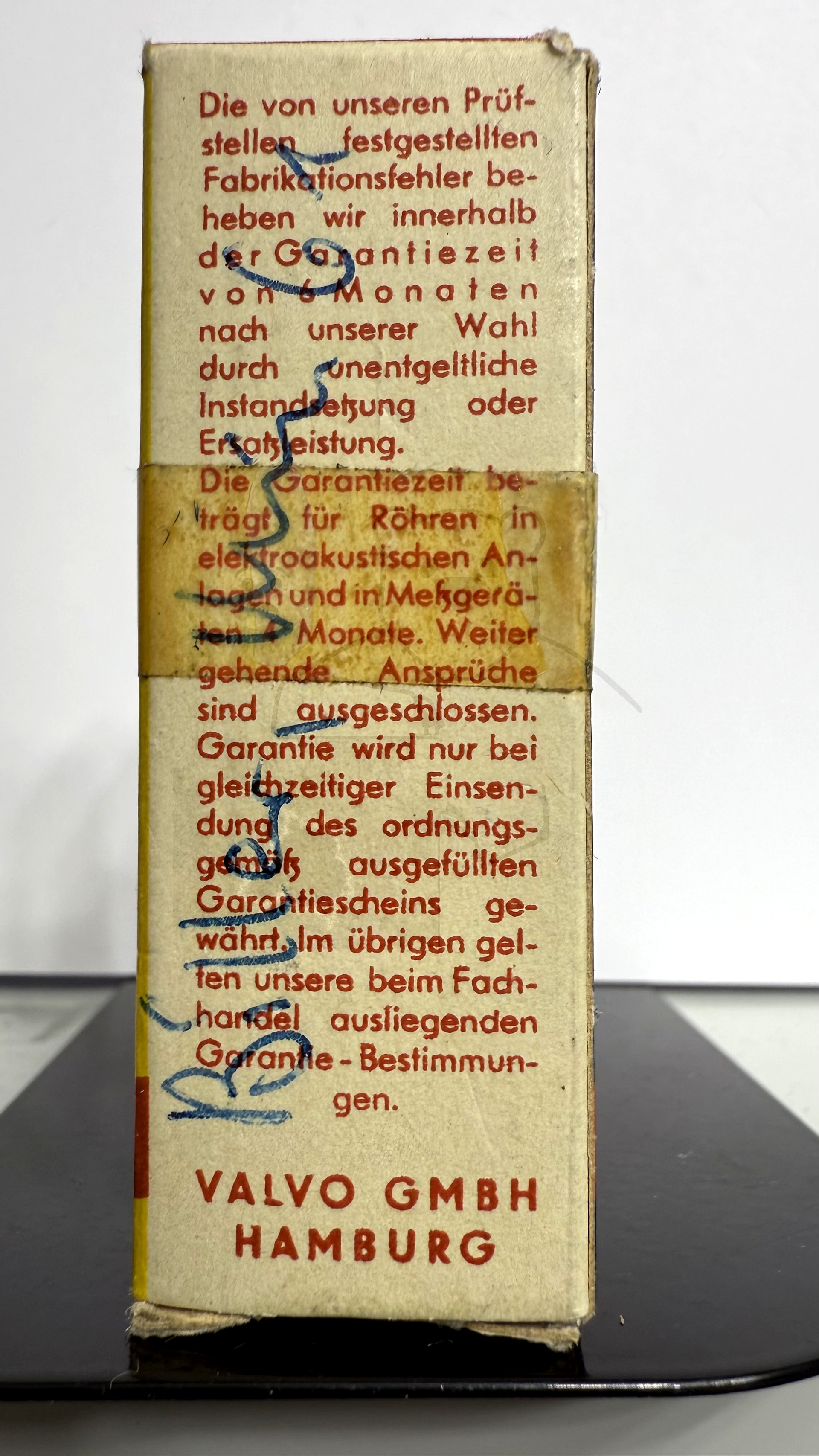 Röhre PCF80 #6784 Verpackung Bild 2