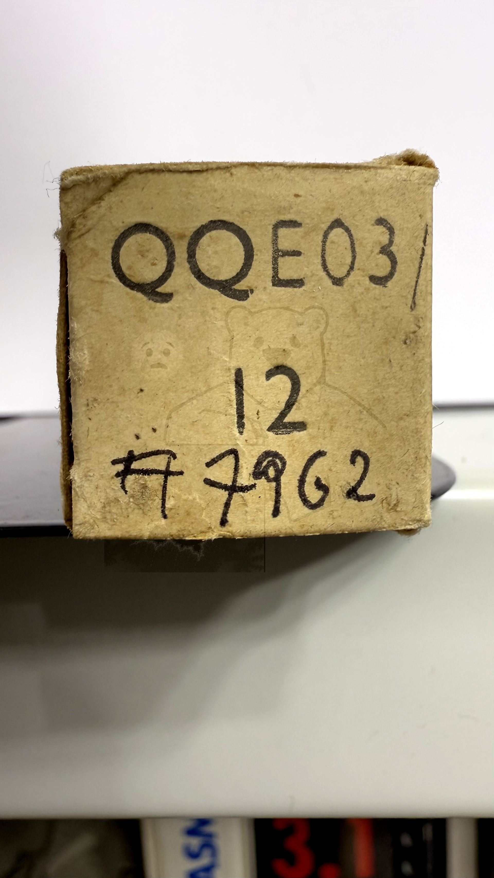 Röhre QQE03-12 #7962 Verpackung Bild 2