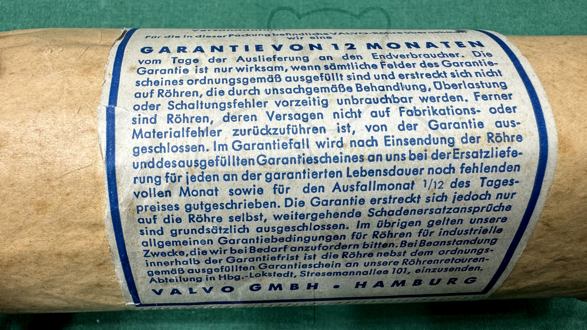Röhre R120B #4813 Verpackung Bild 3
