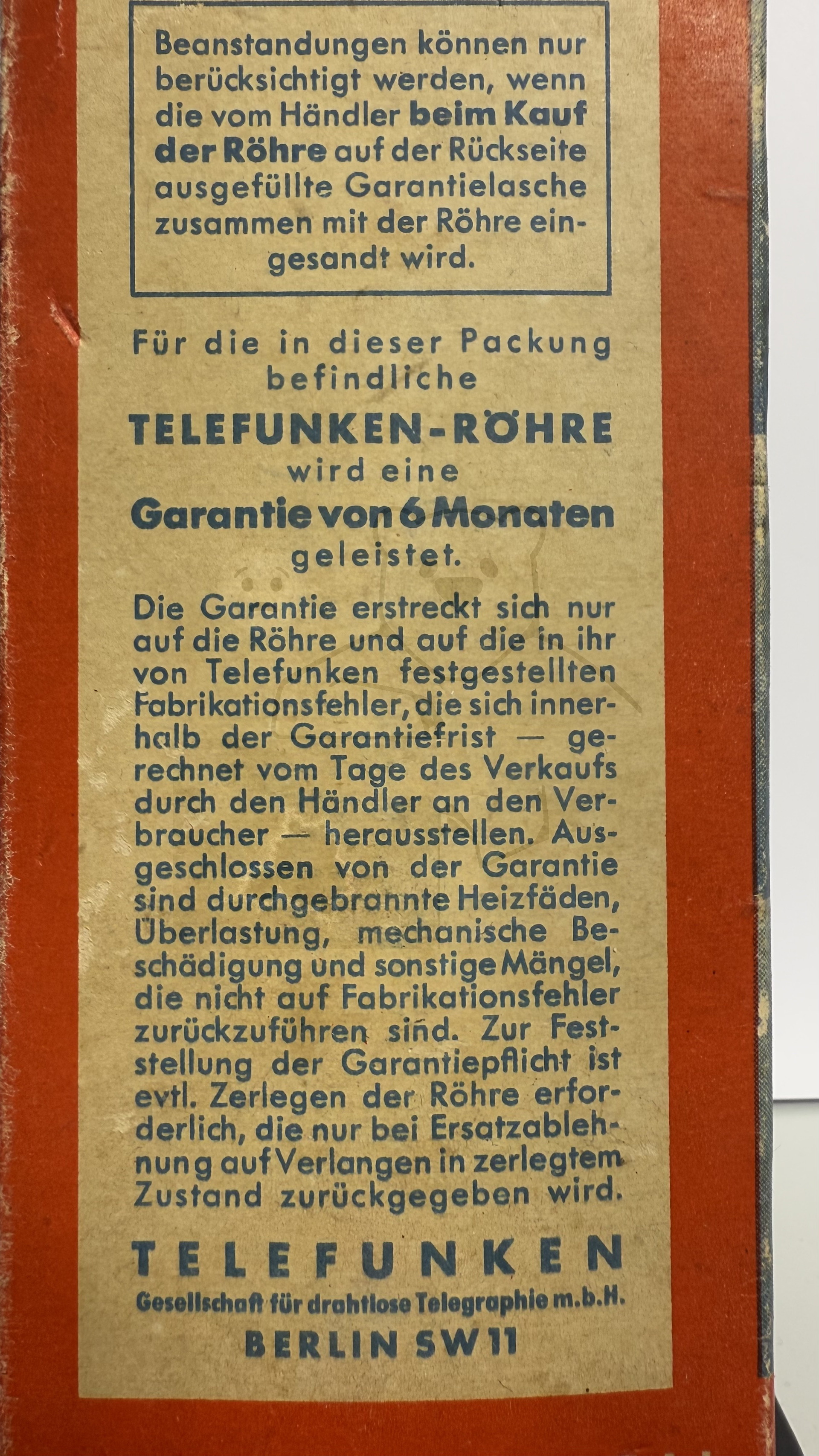 Röhre REN1826 #8013 Verpackung Bild 7