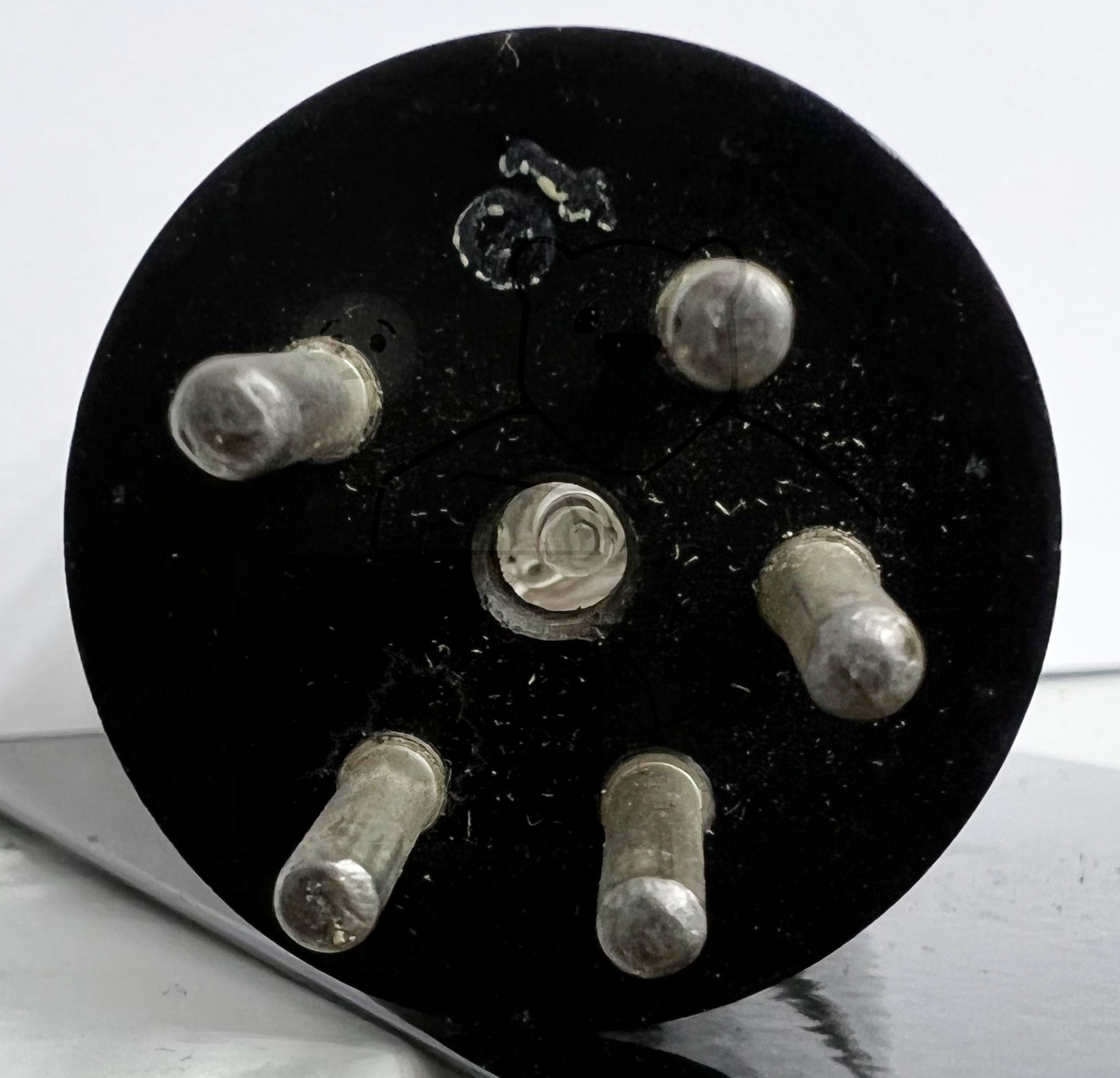 Röhre REN327 #6924 Bild 4 Sockel