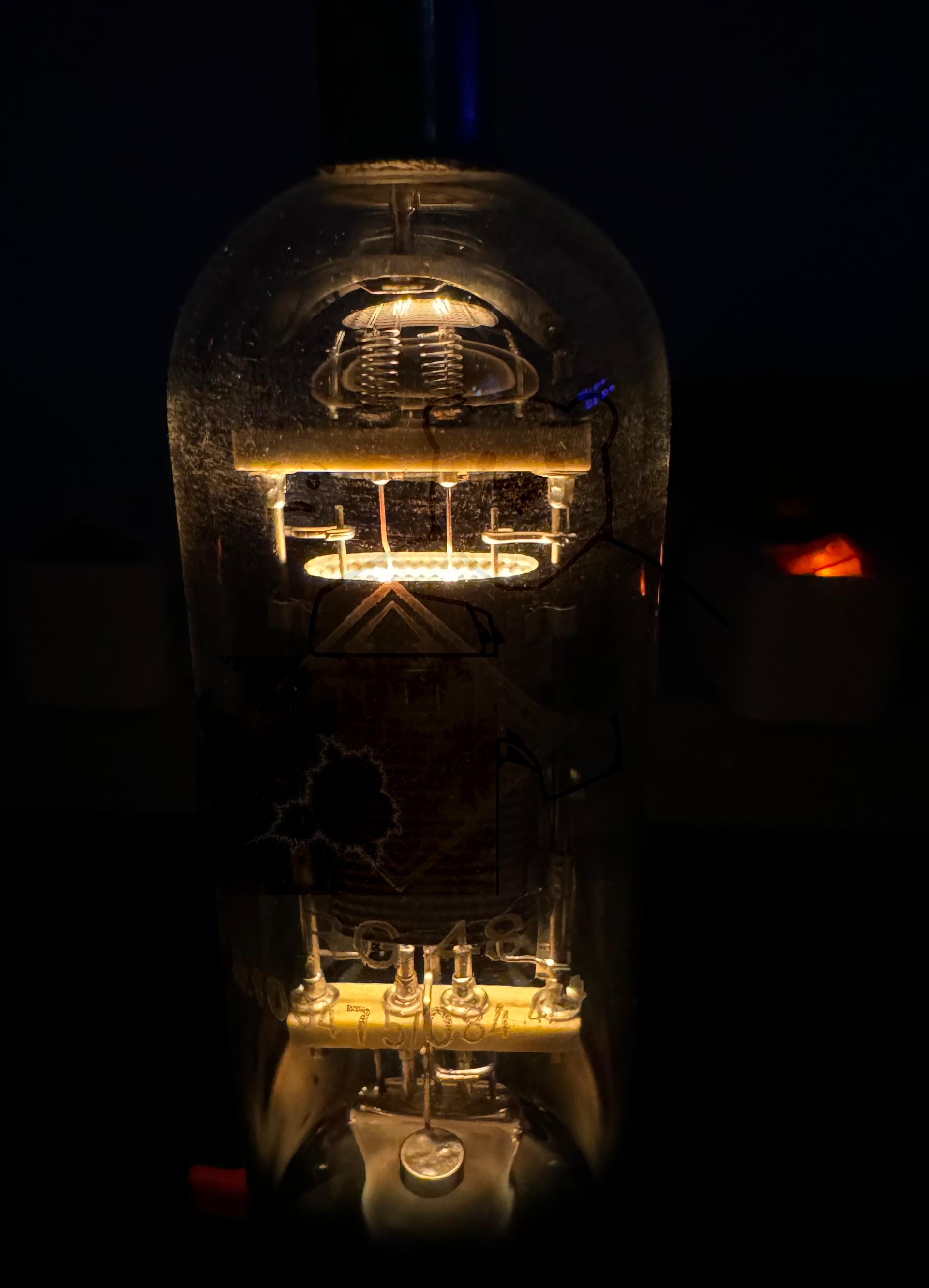 Röhre RG48 #6560 In Betrieb Bild 6