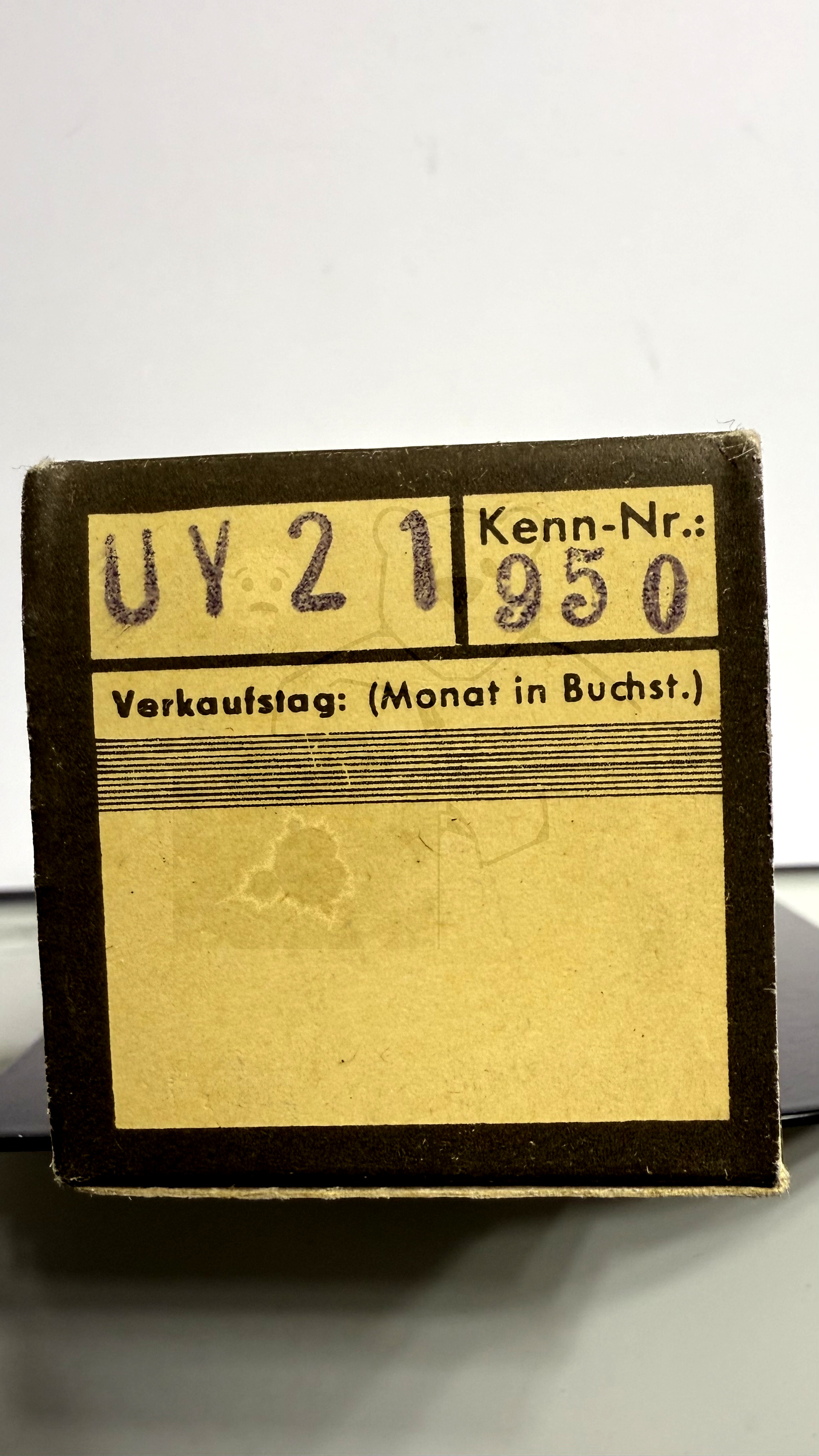 Röhre UY21 #7590 Verpackung Bild 5