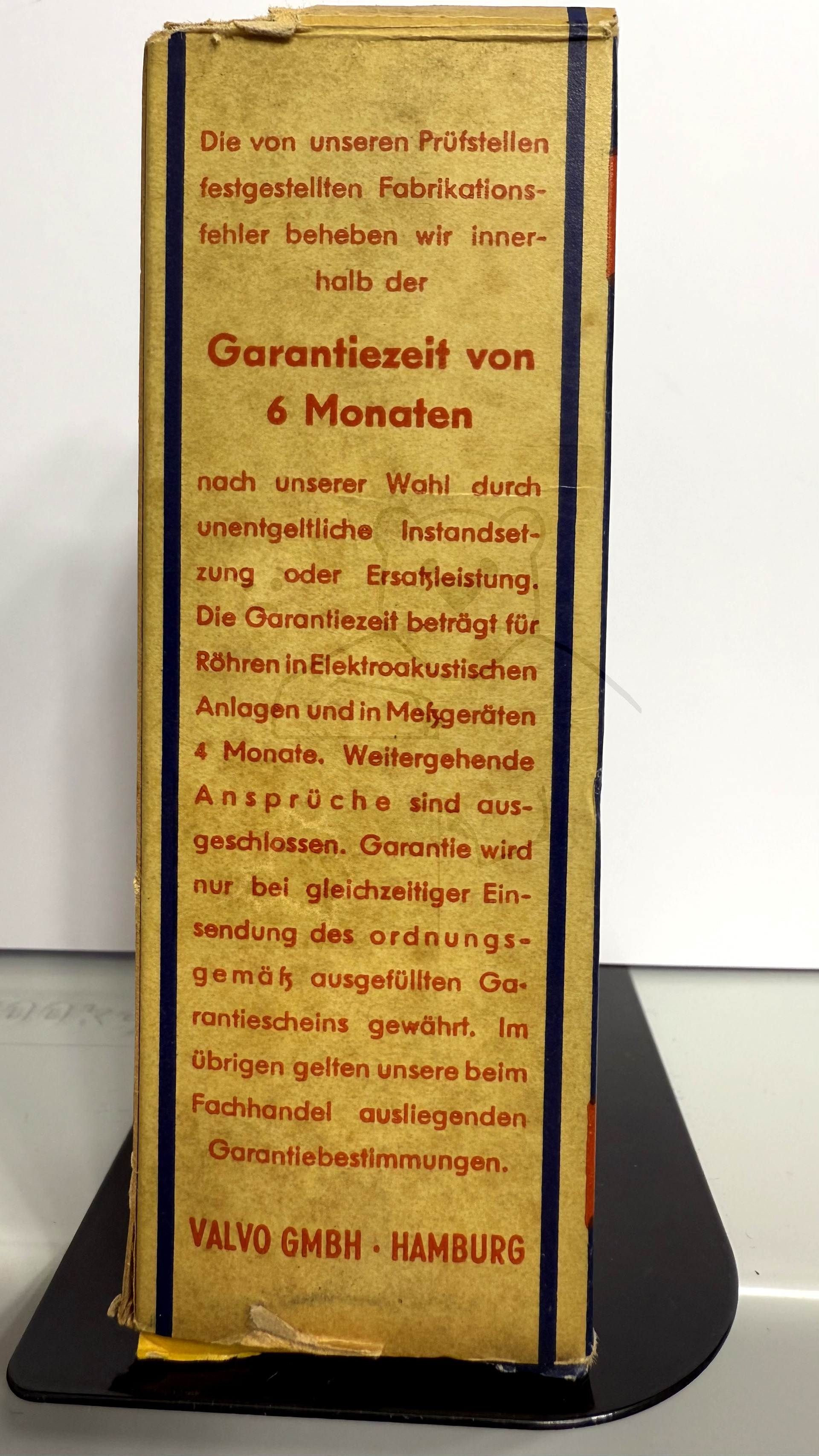 Röhre UY3 #7809 Verpackung Bild 3