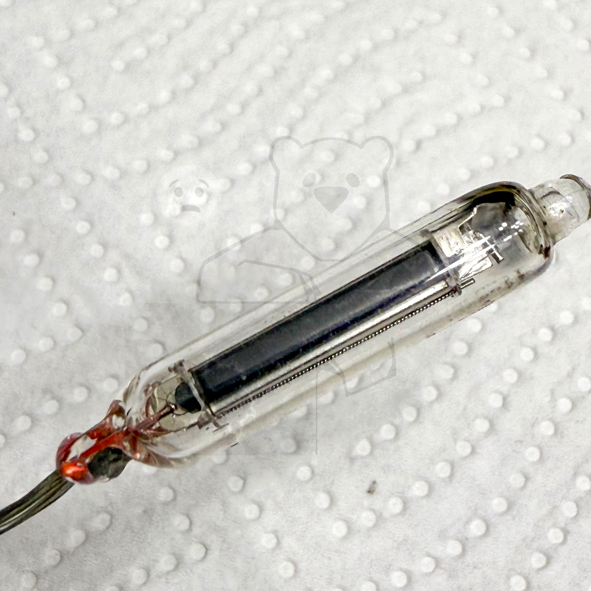 Unbekannte Subminiaturroehre, Flach, 5pol #7639 Bild 3