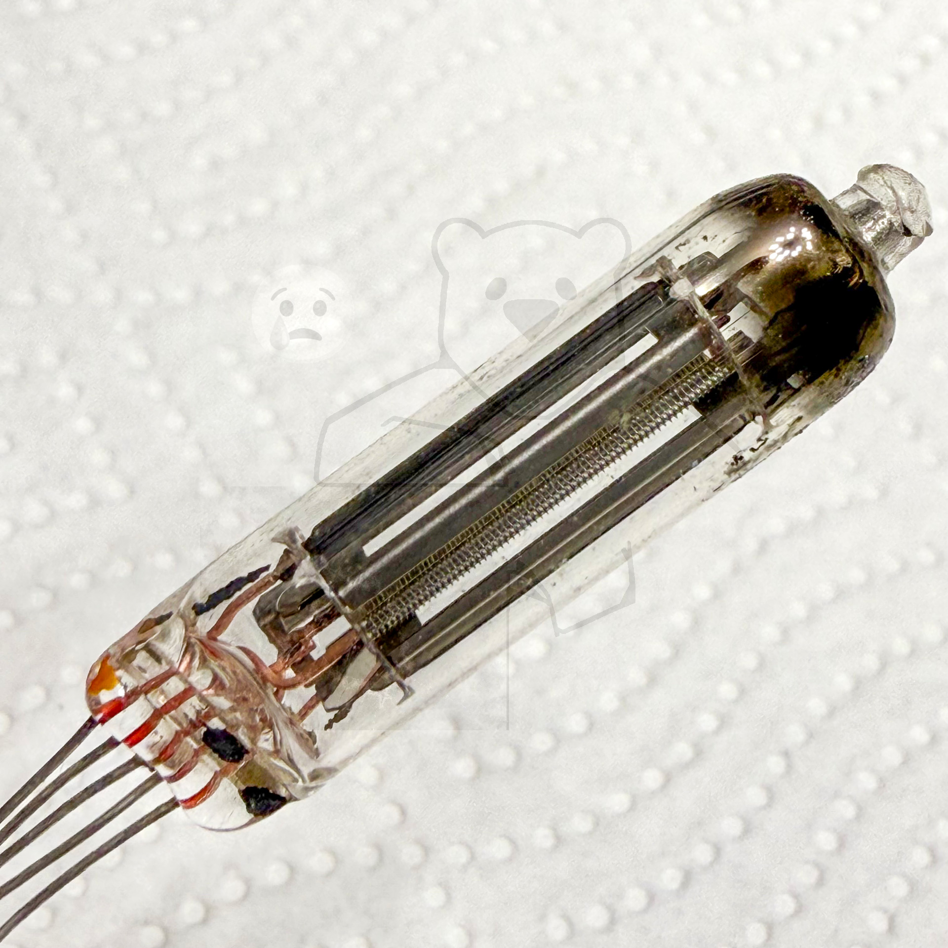 Unbekannte Subminiaturroehre, Flach, 5pol #7640 Bild 2