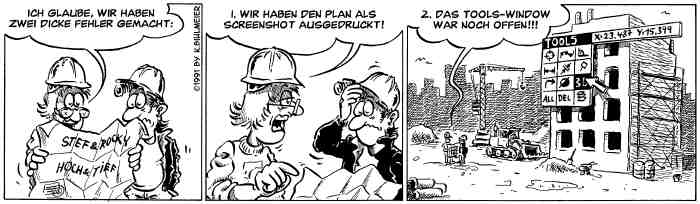 Anfang der 1990’er Jahre hat Karl Bihlmeier eine Comicfigur entwickelt, die bei Amiga Fans zum Kult wurde.<br>Es war „Hermann der User“, er beschäftigt sich mit den typischen Problemen eines Computer-Nerd in und mit seinem Umfeld.<br>Veröffentlicht wurden diese unter anderem im „Amiga Magazin“ des Markt & Technik Verlags.<br>Vielen Dank an Karl Bihlmeier für die Erlaubnis zur Veröffentlichung 😉<br>