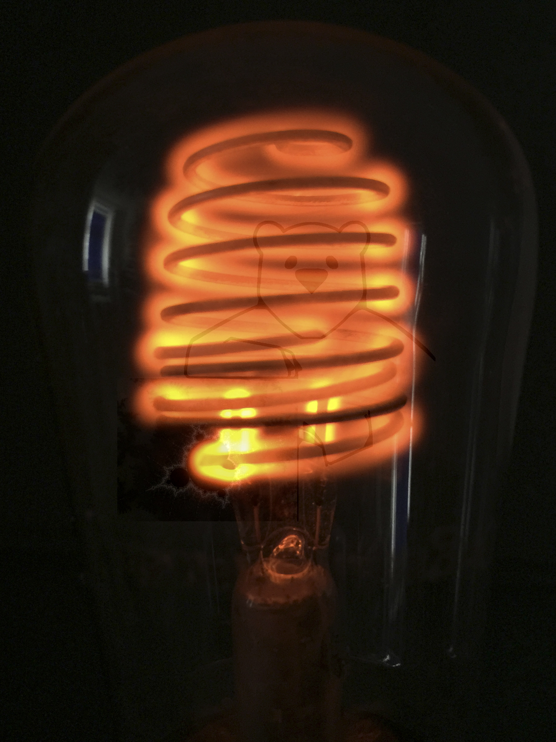 Glimmlampe 'Bienenkorb' 'Original Hanau' Osram 110 Volt Bild 3