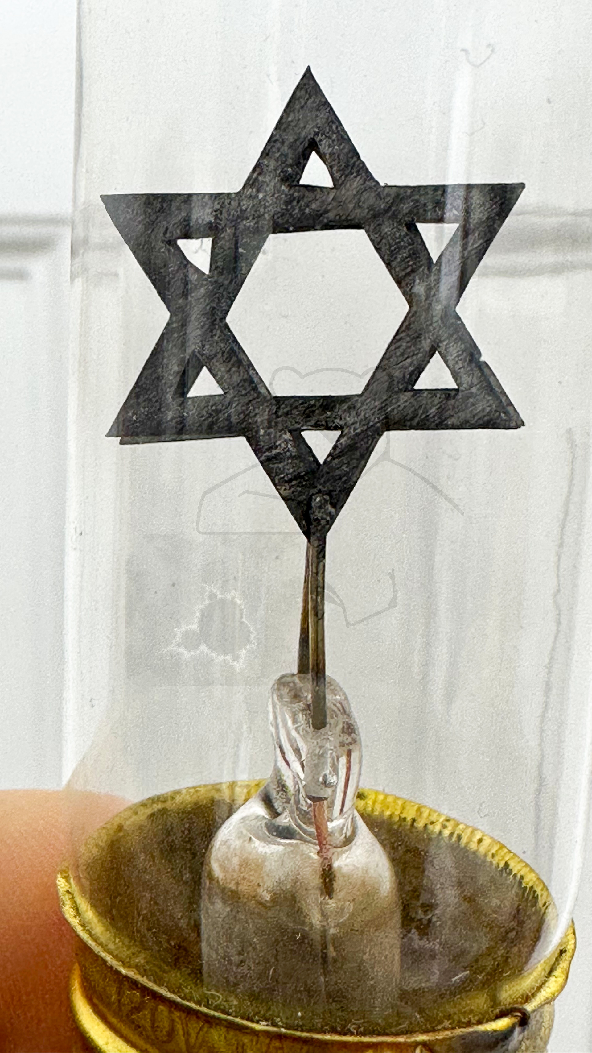 Glimmlampe 'Davidstern' Bild 1