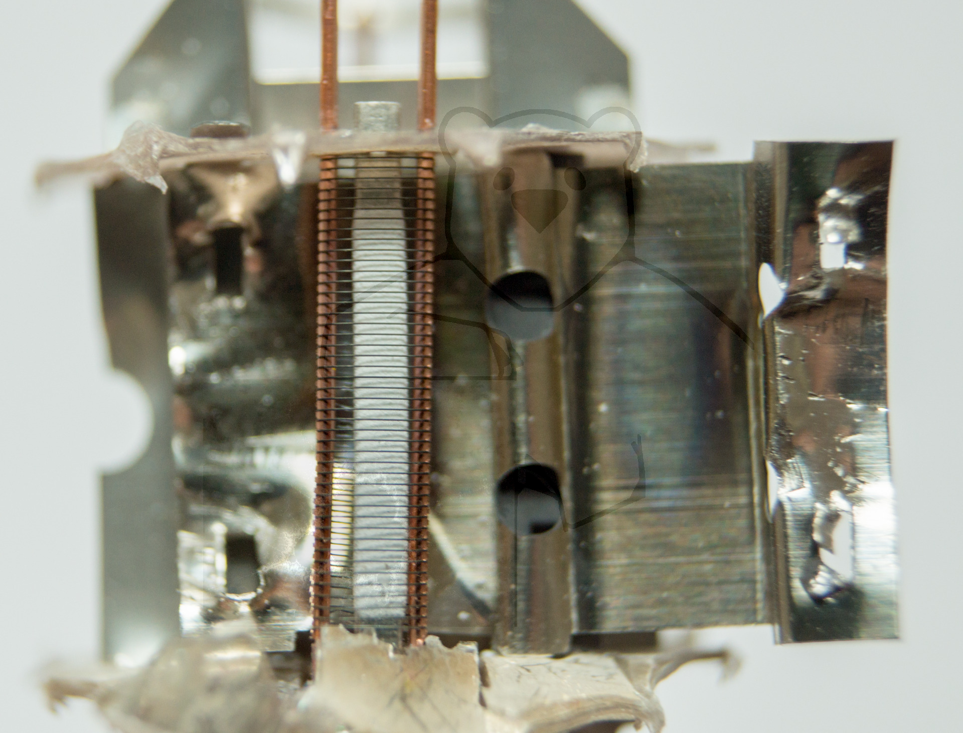 Makroaufnahme ECF80 Bild 1 - Triodensystem