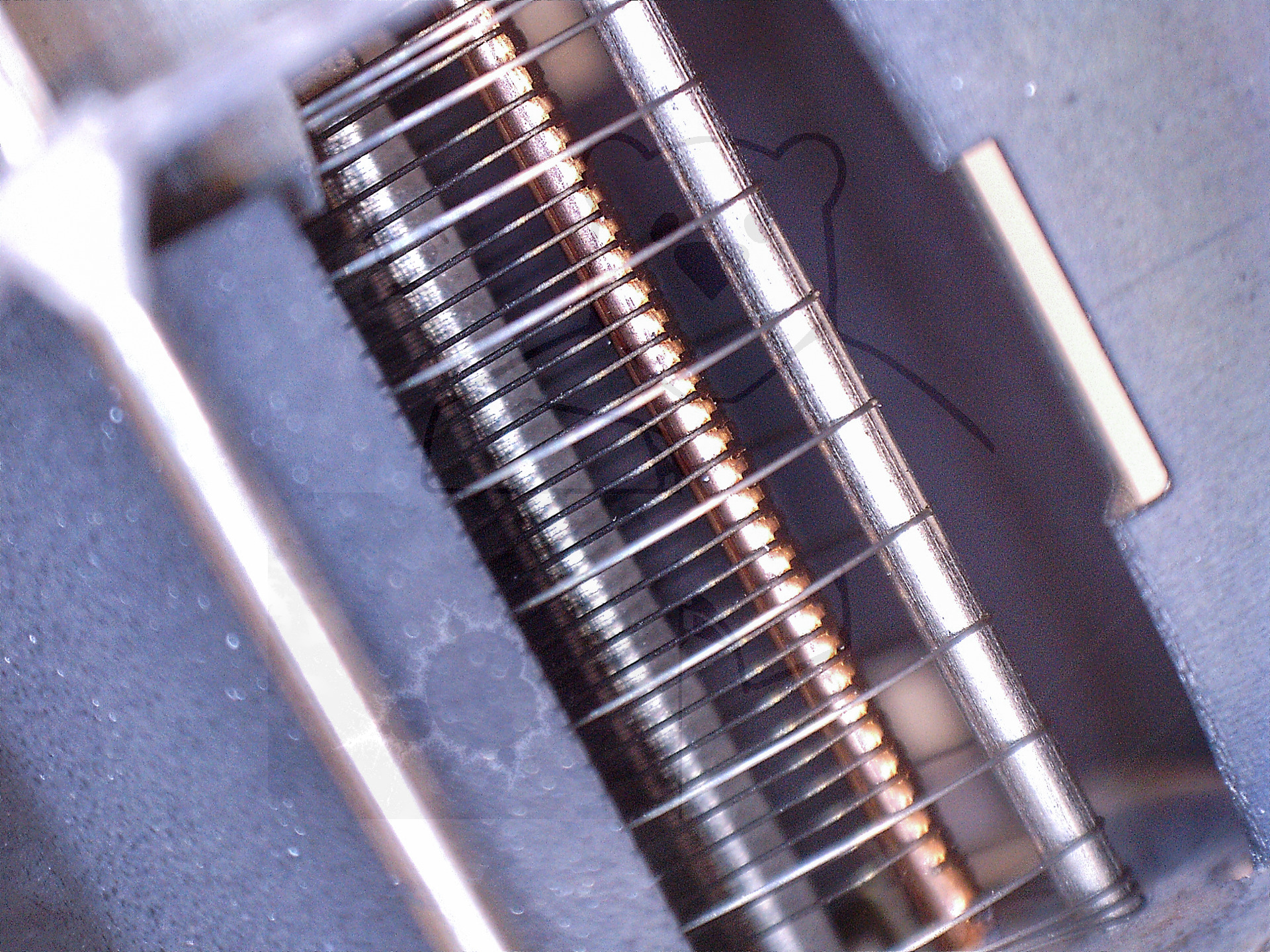 Makroaufnahme EF184 (Tfk) Steuergitter