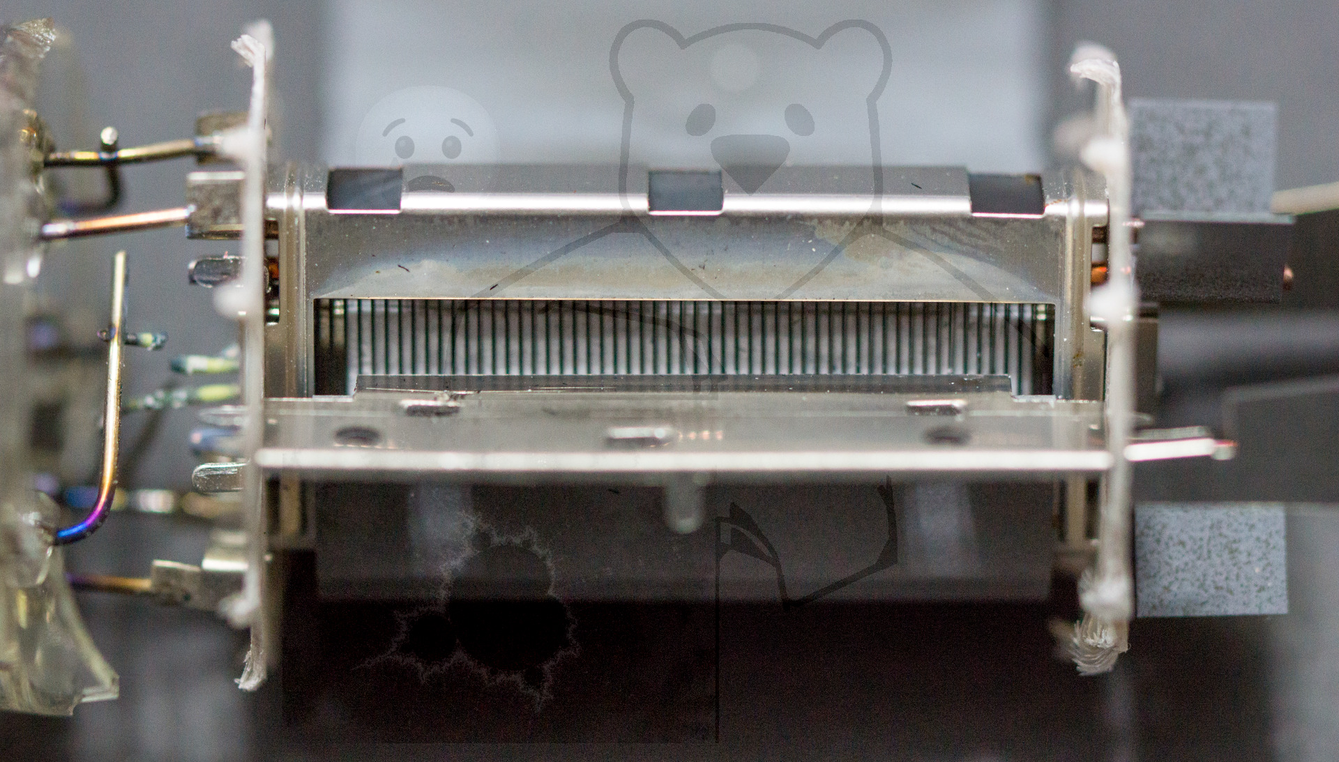 Makroaufnahme PL36 Kathode und Gitter Bild 2