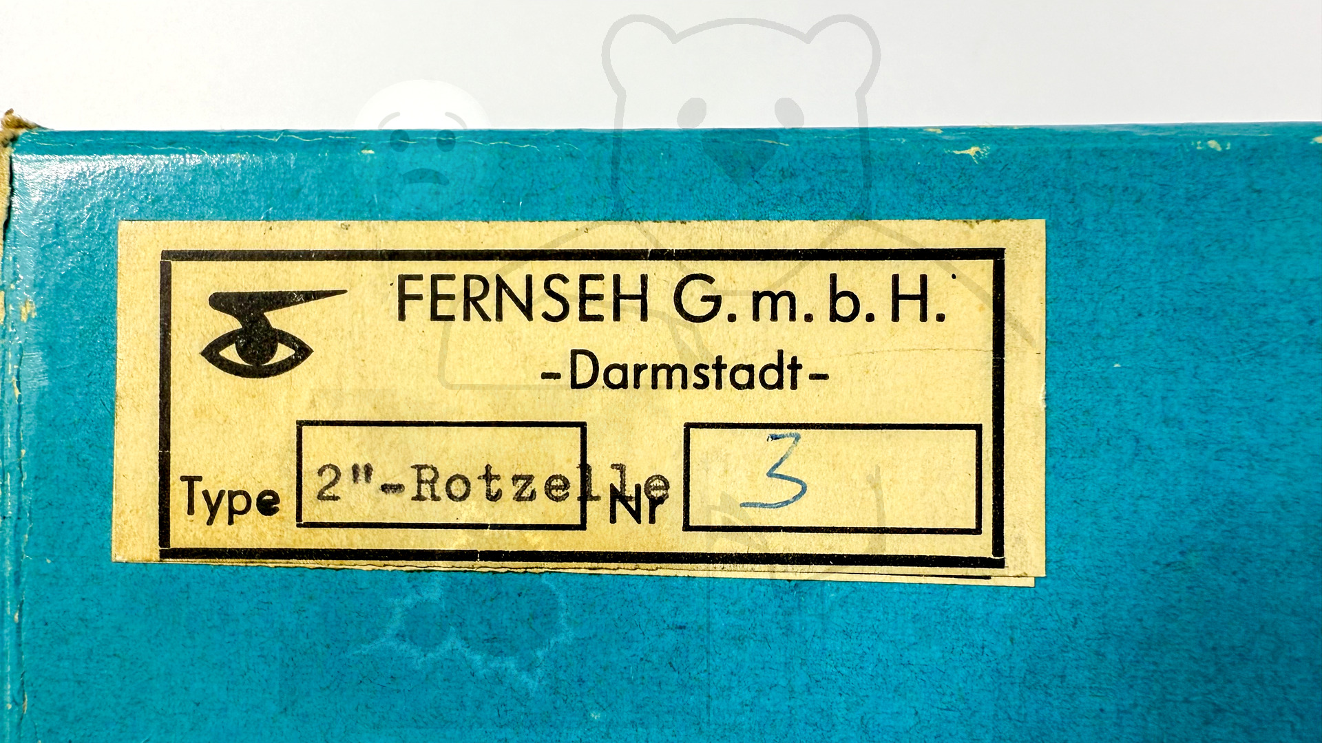 Röhre 2' Rotzelle Nr 3 #3218 Verpackung Bild 1