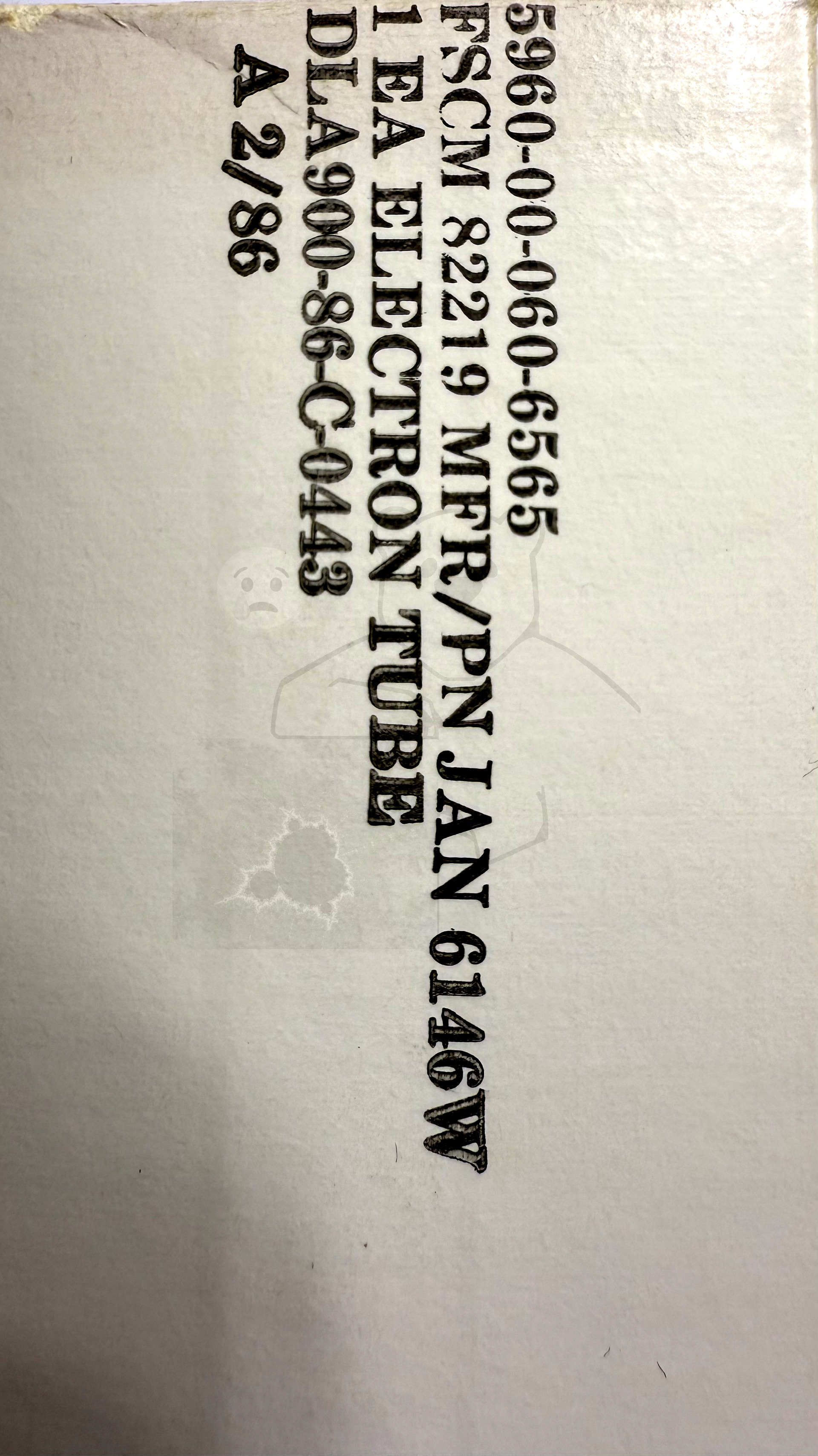 Röhre 6146W #6853 Verpackung Bild 2