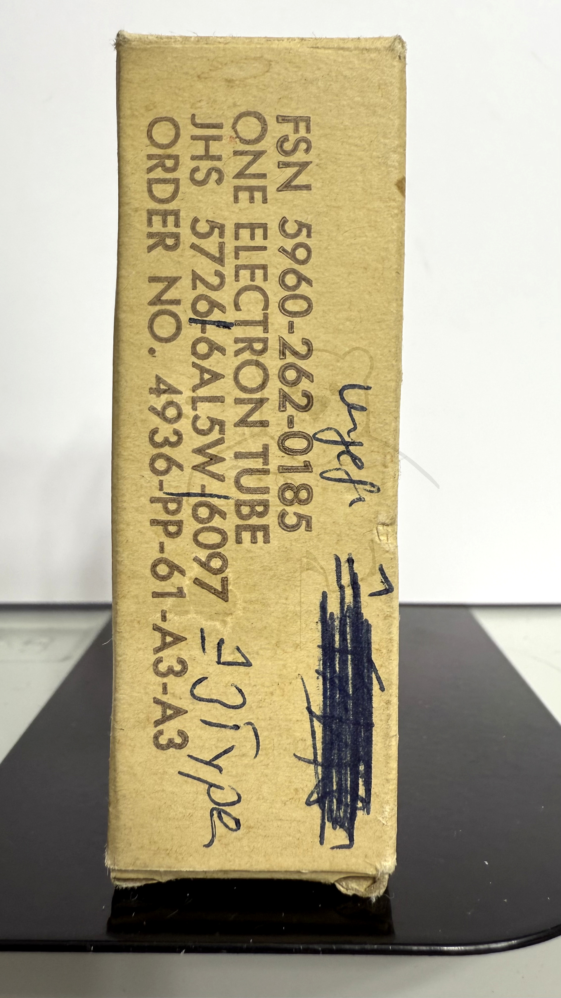 Röhre 6AL5W #3348 Verpackung Bild 1