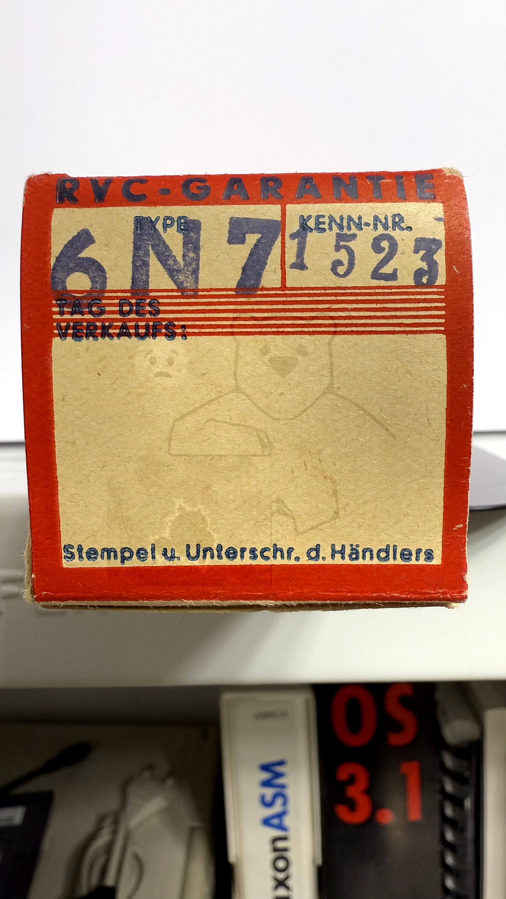 Röhre 6N7 #7850 Verpackung Bild 5