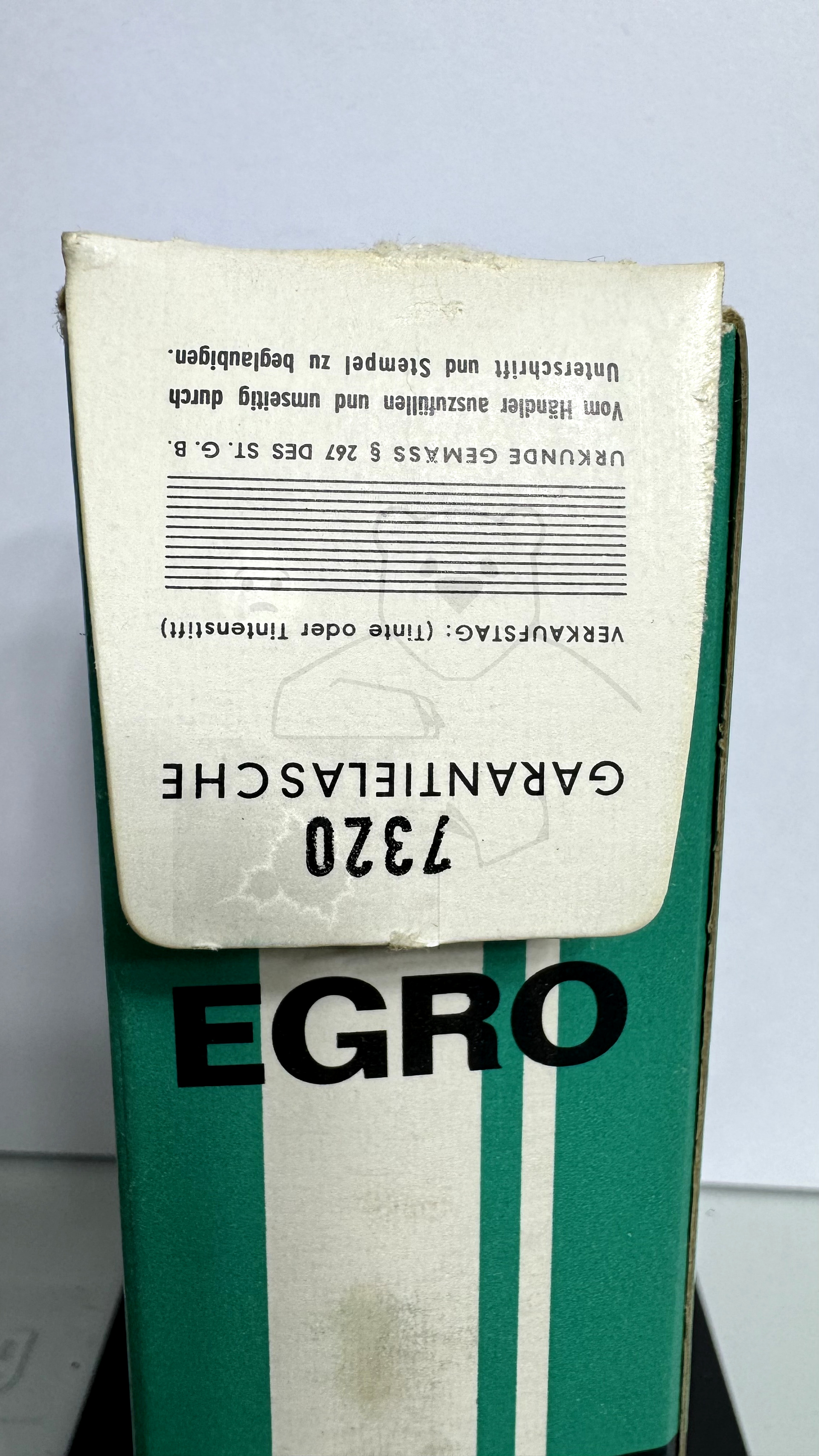 Röhre 6W4GT #0175 Verpackung Bild 2