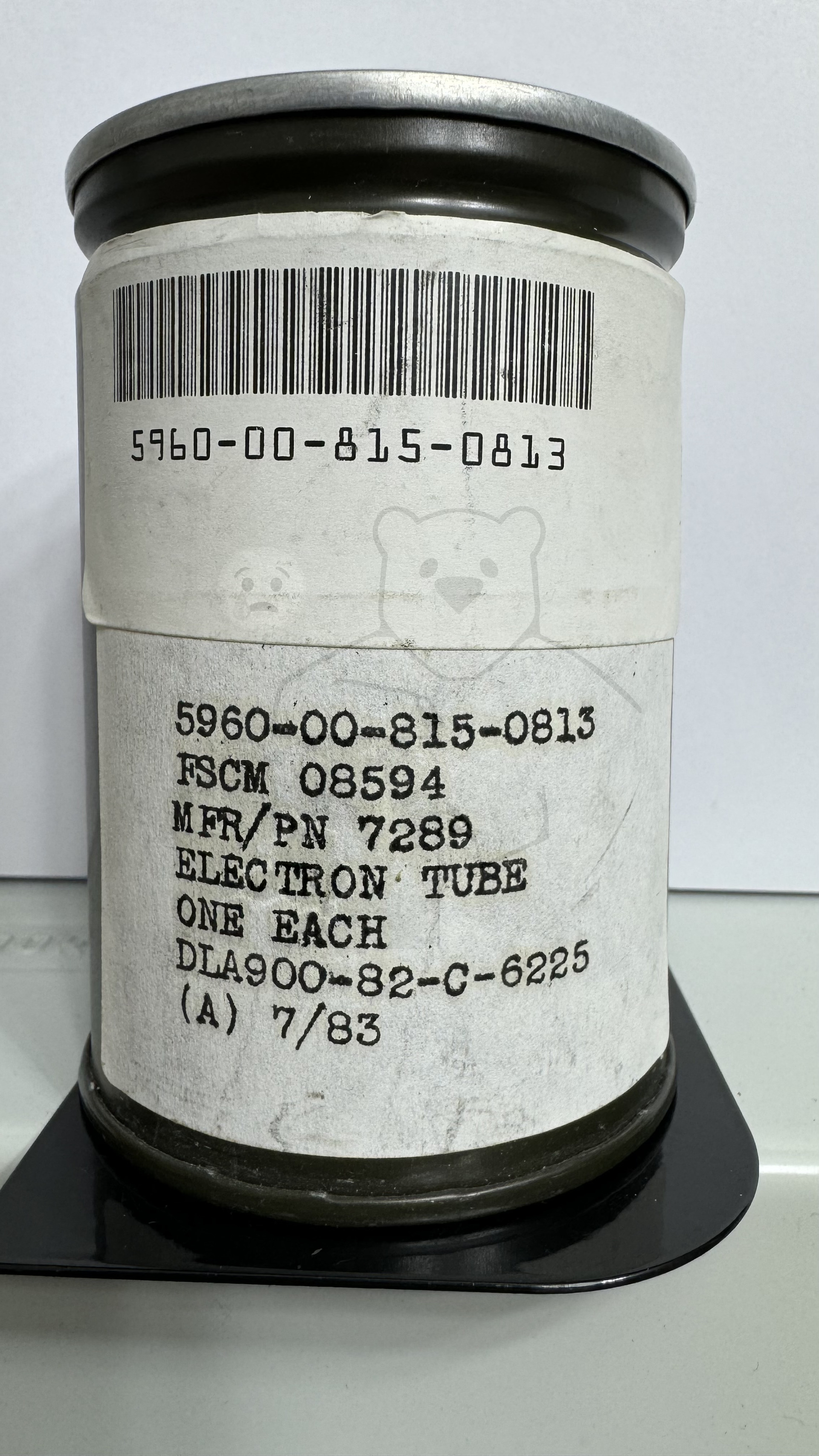 Röhre 7289 #6363 'Die Röhre in der Dose' Bild 1