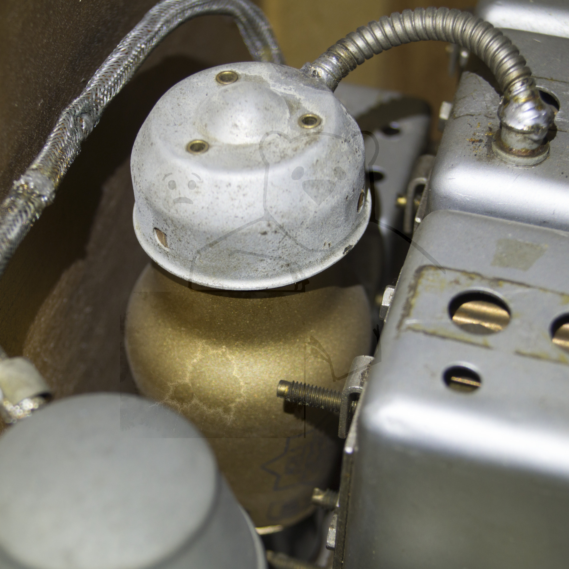 Röhre ACH1 #6347 Bild 1, Verbaut in einem restaurierten 'Siemens 48 WLK'