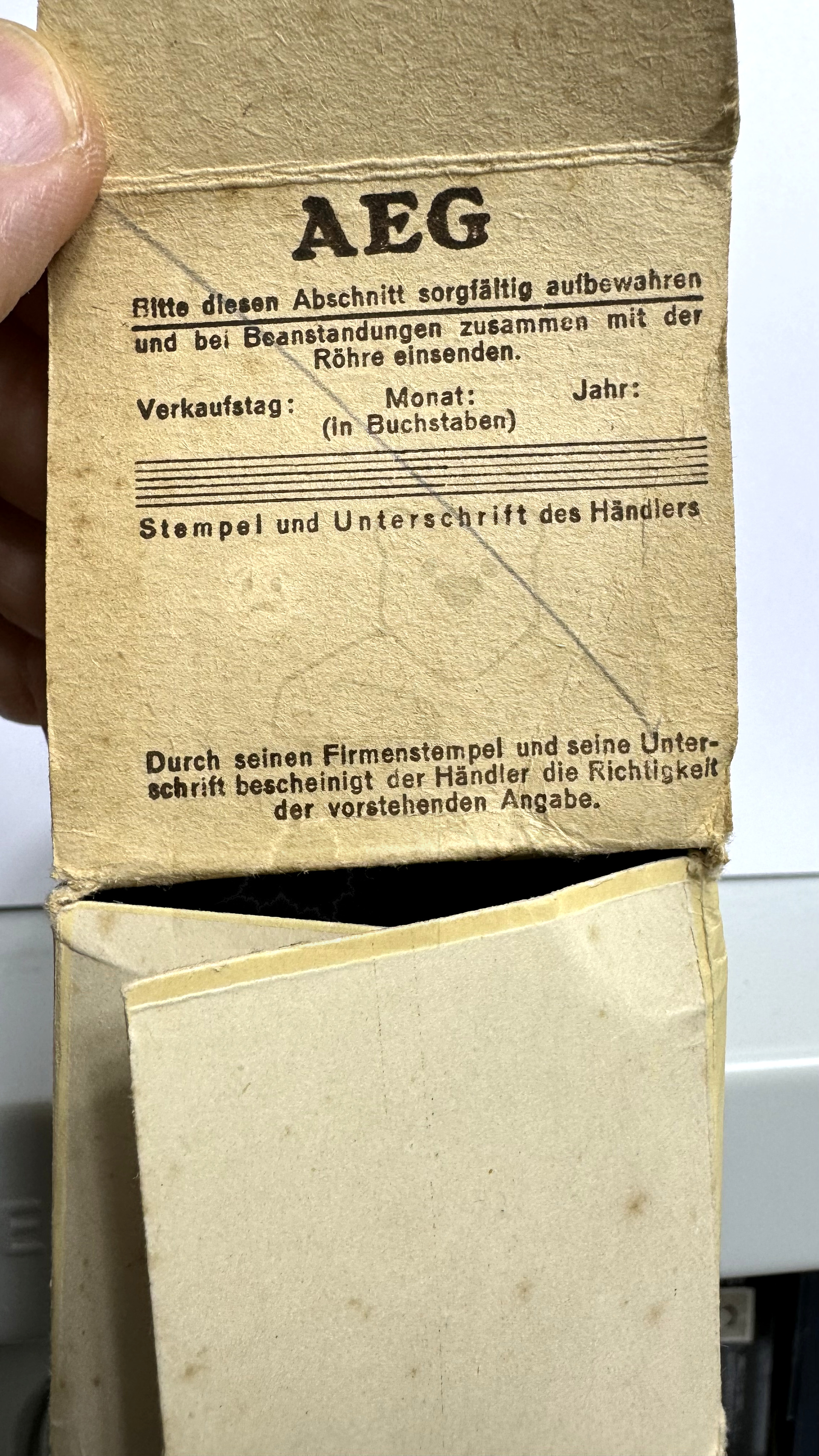 Röhre C3d #3271 Verpackung Bild 1