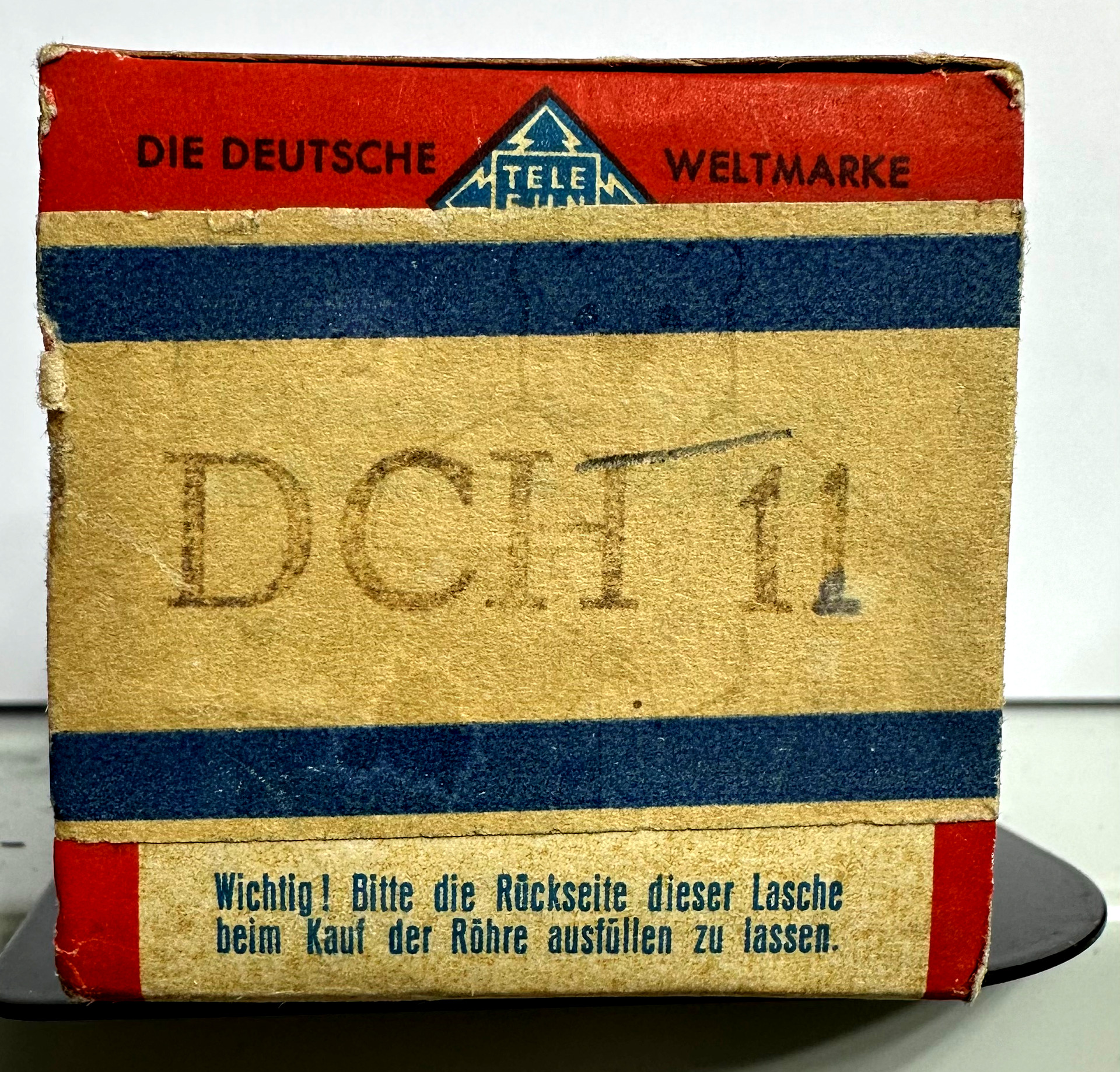 Röhre DCH11 #4810 Verpackung Bild 1