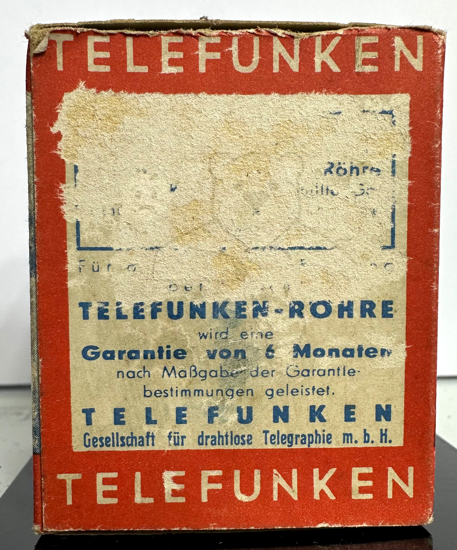 Röhre DCH11 #6658 Verpackung Bild 4