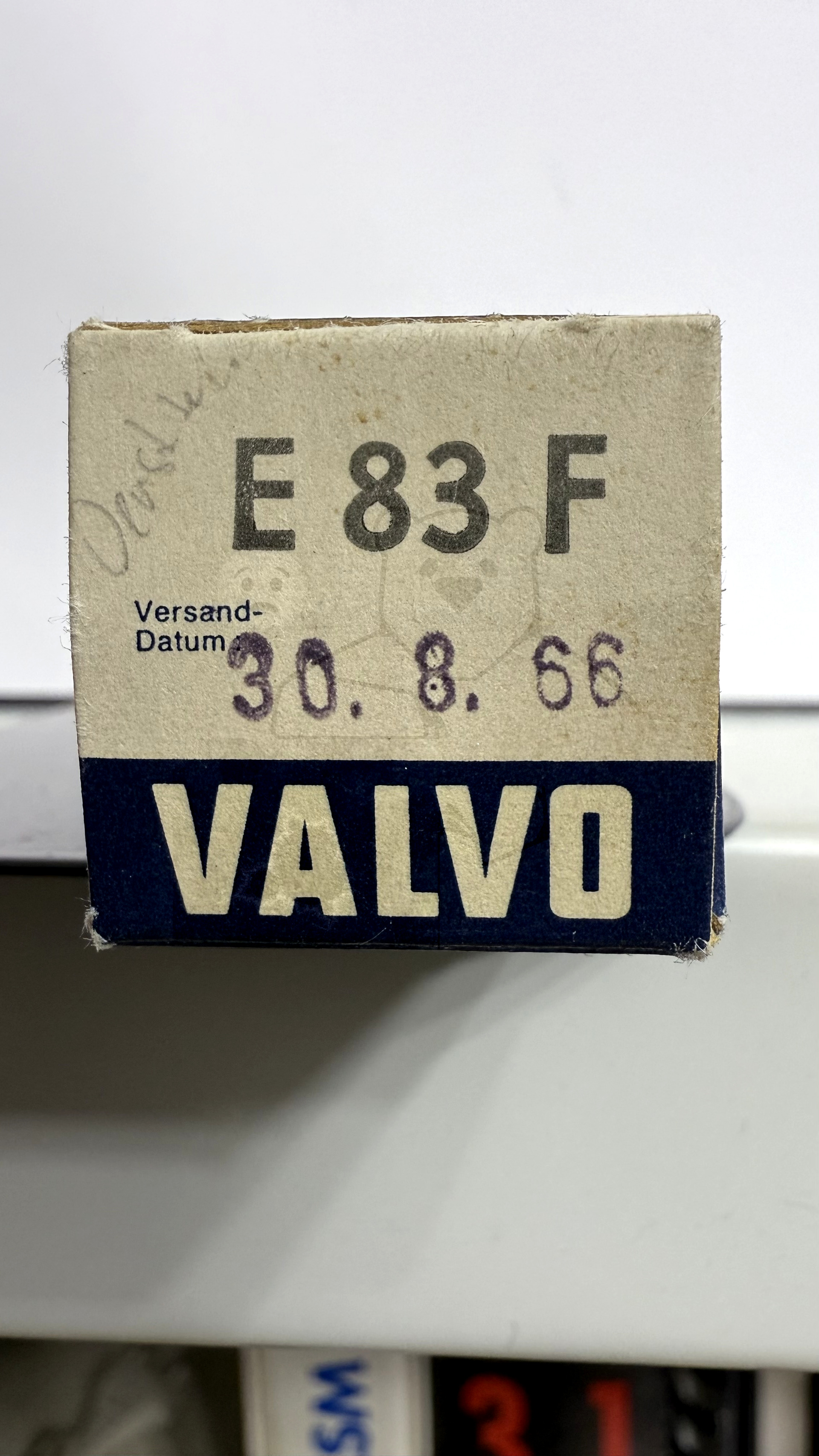 Röhre E83F #8384 Verpackung Bild 3